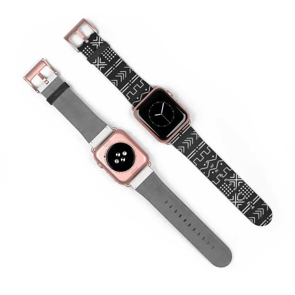 Bamako Night Mud Cloth Apple Watch Band - The Global Wanderer