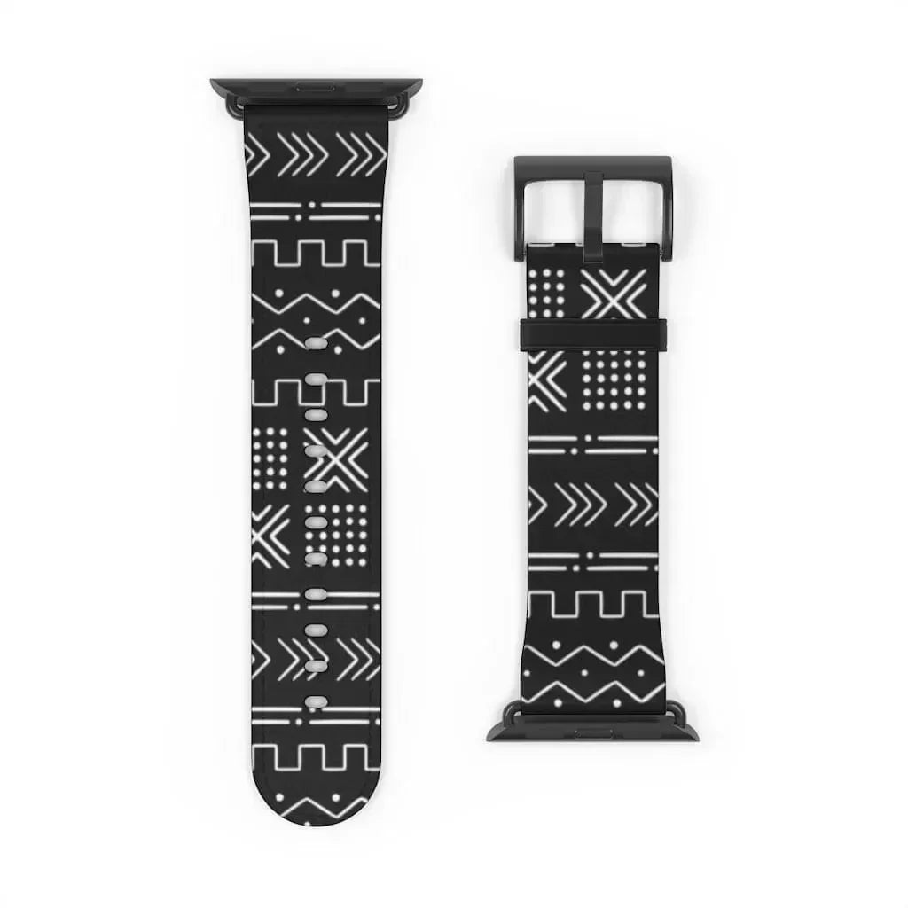 Bamako Night Mud Cloth Apple Watch Band - The Global Wanderer
