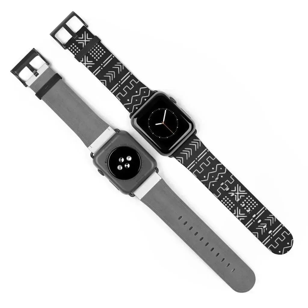 Bamako Night Mud Cloth Apple Watch Band - The Global Wanderer