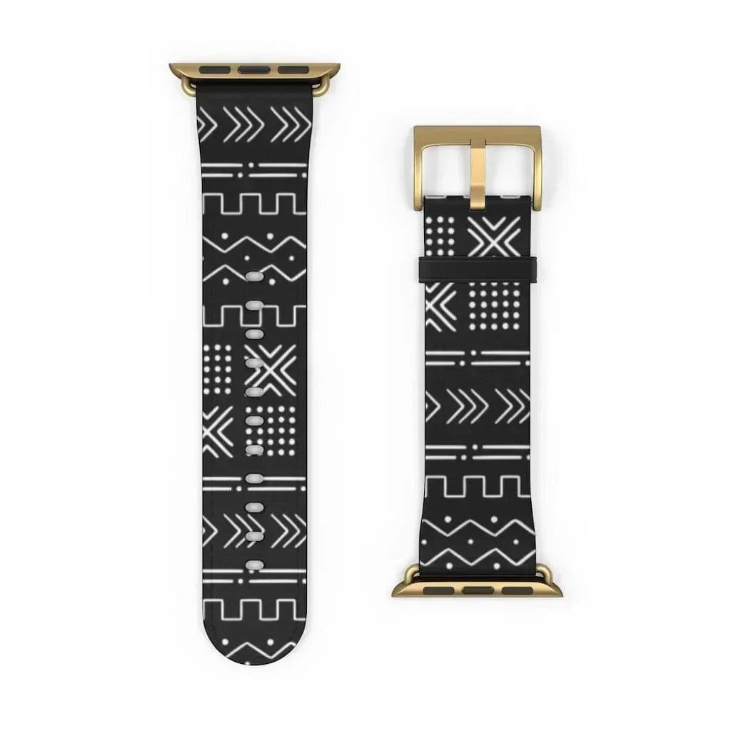 Bamako Night Mud Cloth Apple Watch Band - The Global Wanderer