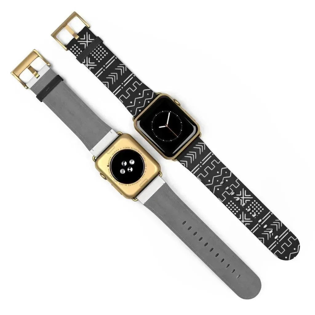 Bamako Night Mud Cloth Apple Watch Band - The Global Wanderer