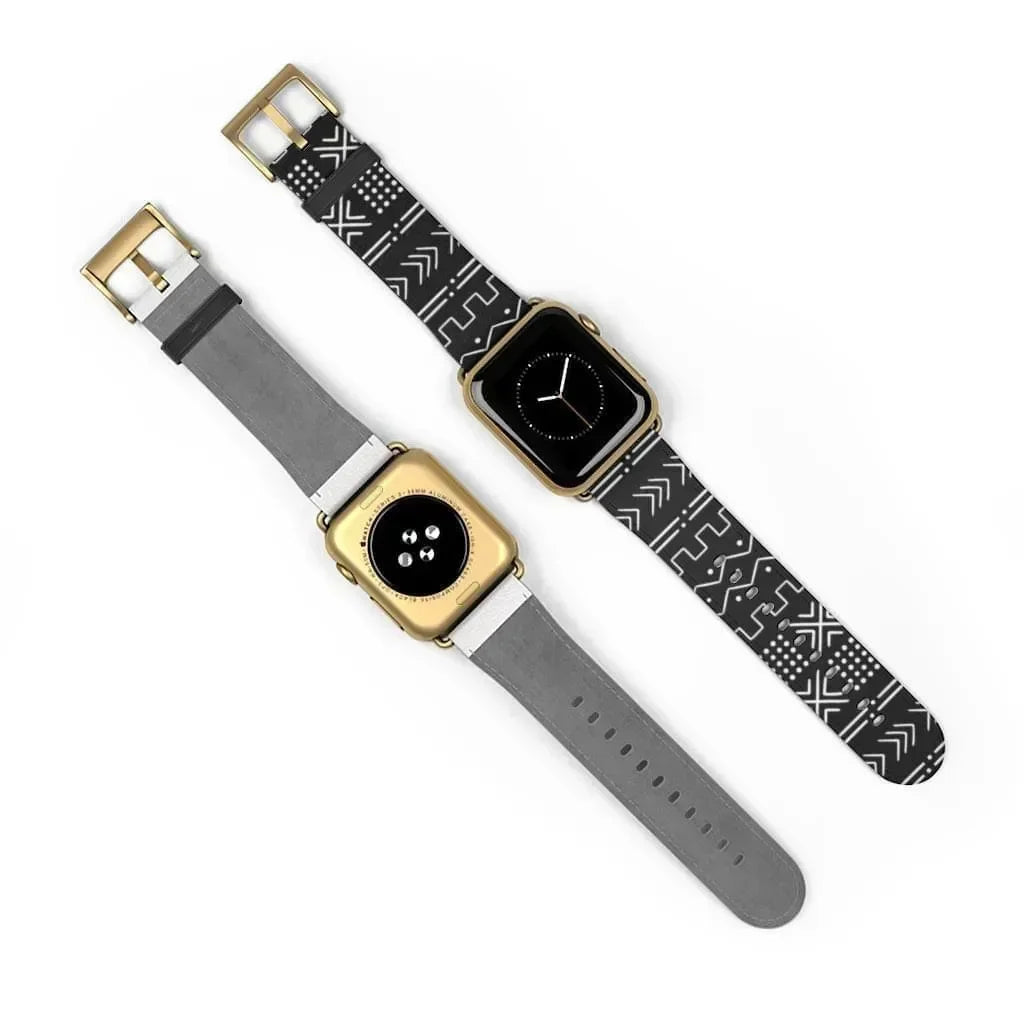 Bamako Night Mud Cloth Apple Watch Band - The Global Wanderer