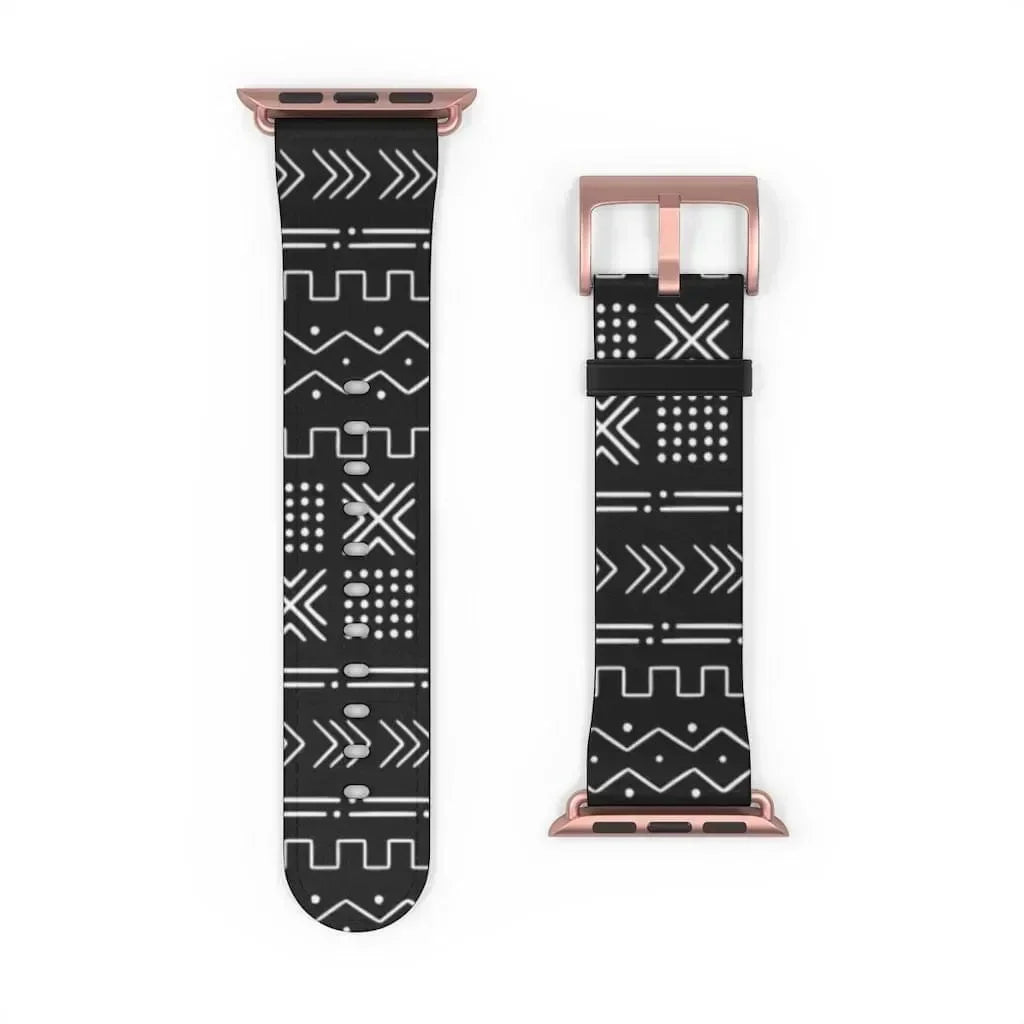 Bamako Night Mud Cloth Apple Watch Band - The Global Wanderer