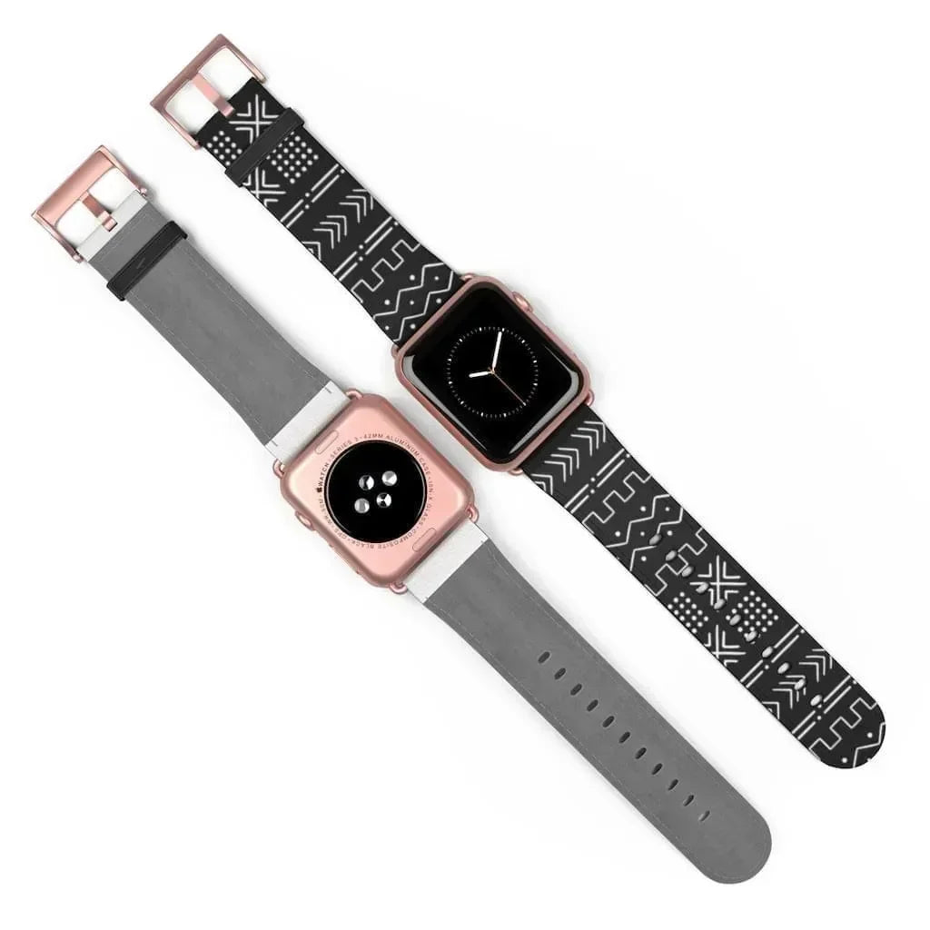 Bamako Night Mud Cloth Apple Watch Band - The Global Wanderer