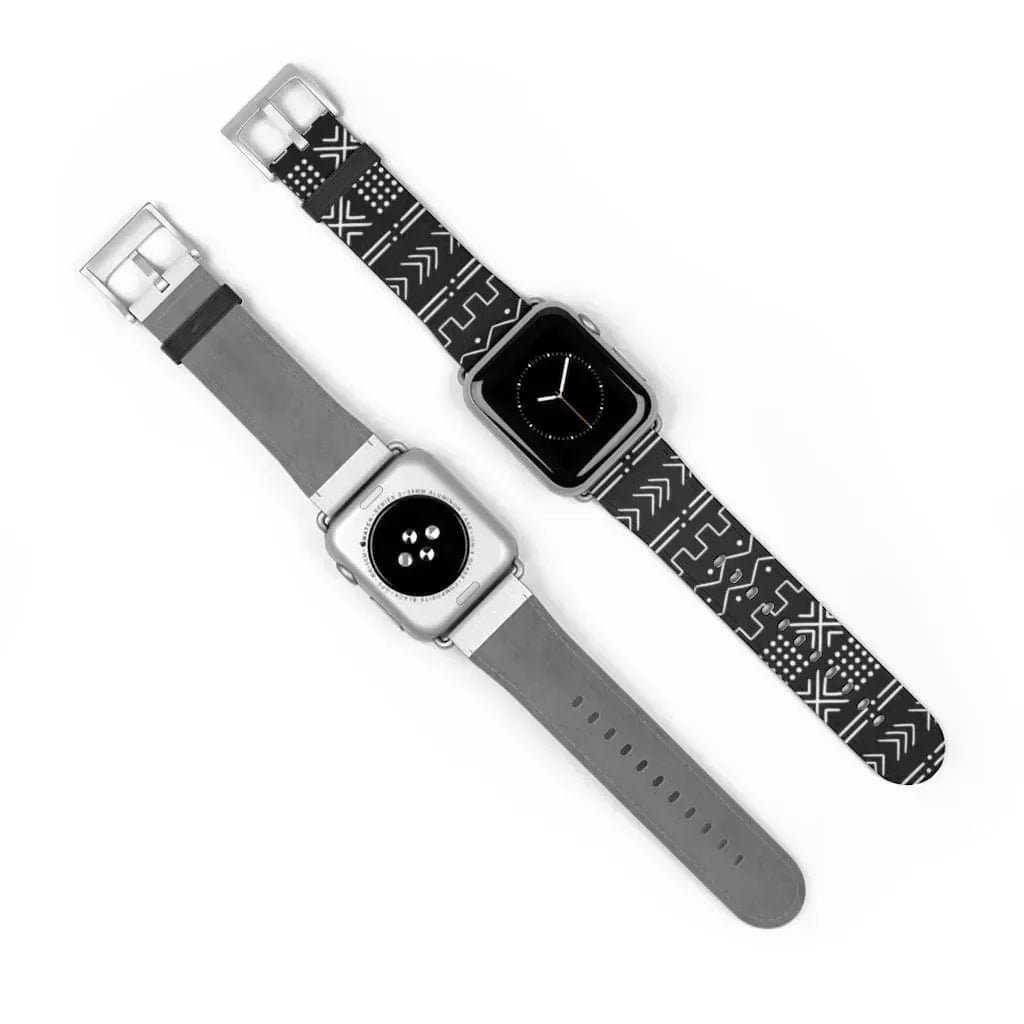 Bamako Night Mud Cloth Apple Watch Band - The Global Wanderer