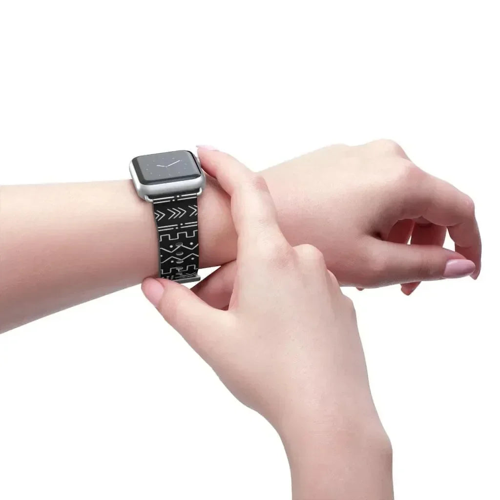 Bamako Night Mud Cloth Apple Watch Band - The Global Wanderer