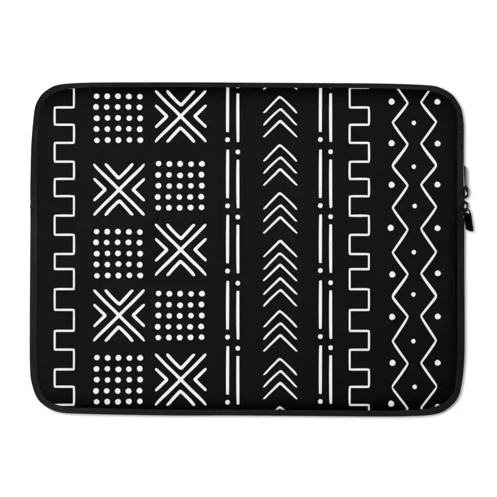 Bamako Night Mud Cloth Laptop Case - The Global Wanderer