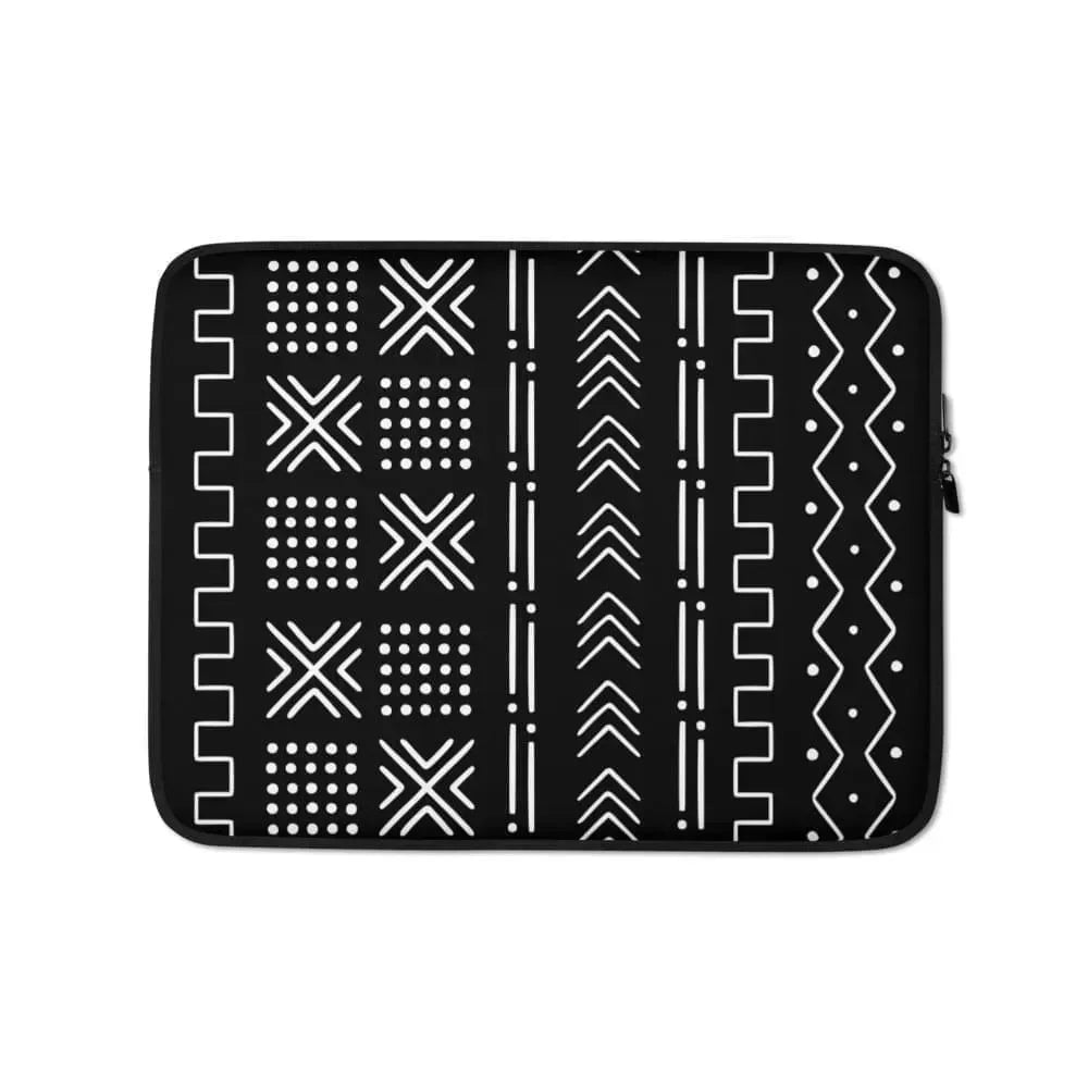 Bamako Night Mud Cloth Laptop Case - The Global Wanderer