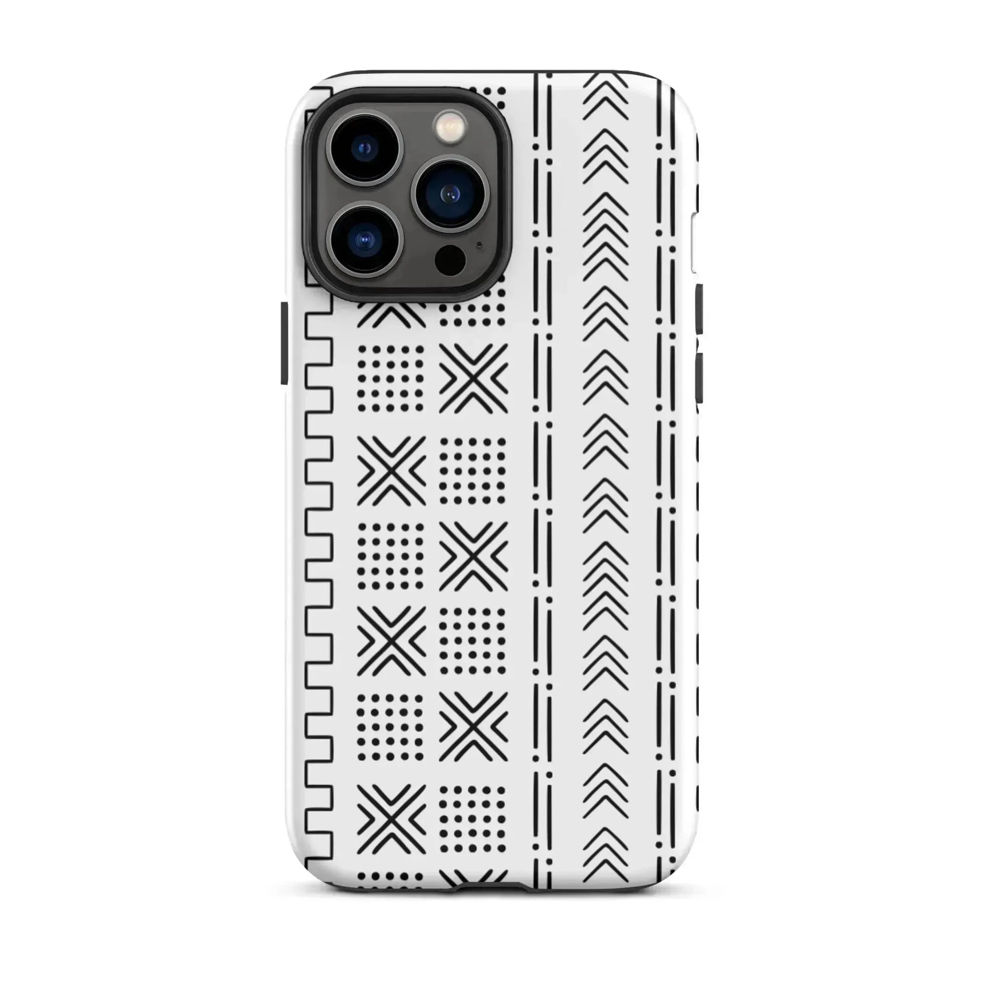 Djenné Ivory Mud Cloth iPhone Case - The Global Wanderer