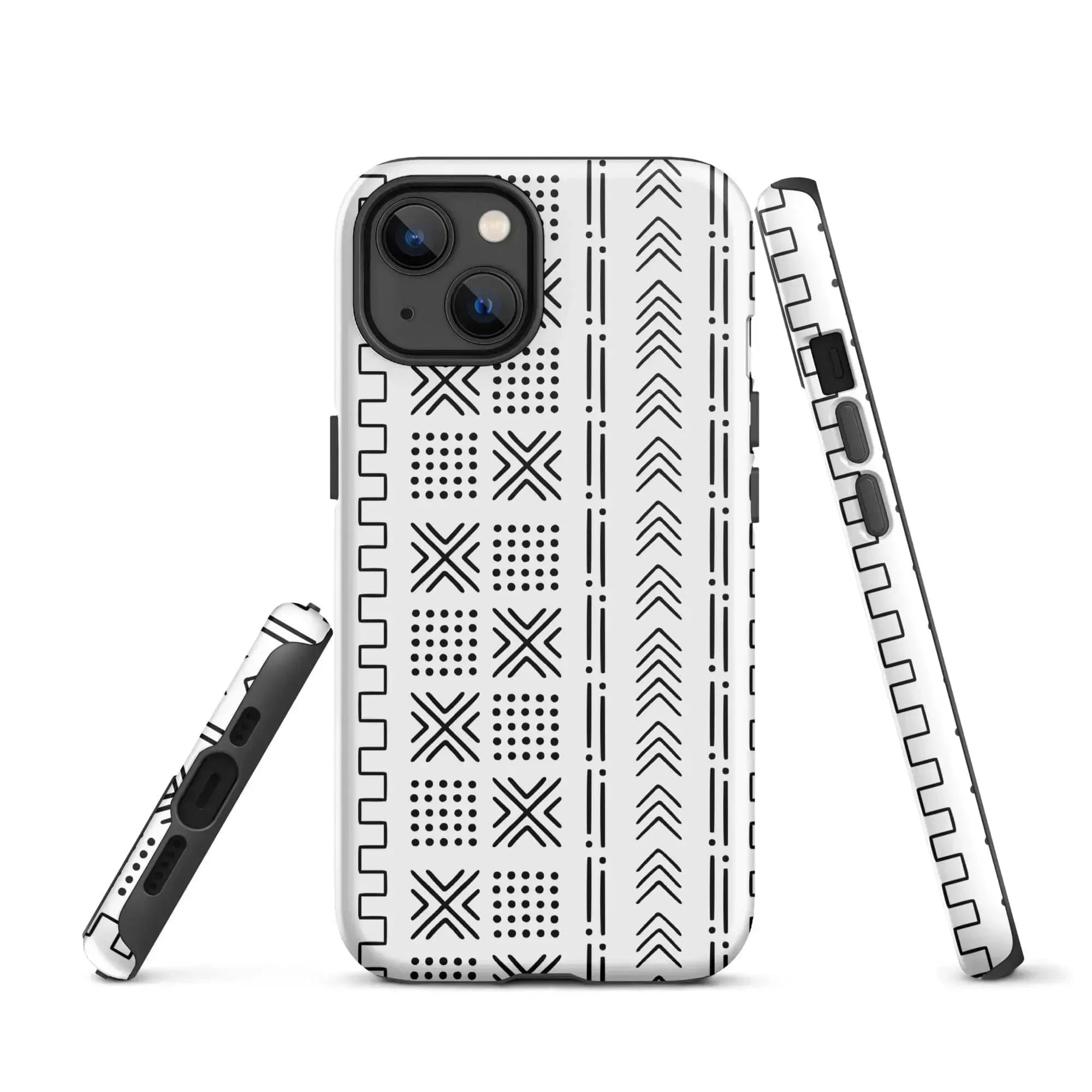 Djenné Ivory Mud Cloth iPhone Case - The Global Wanderer