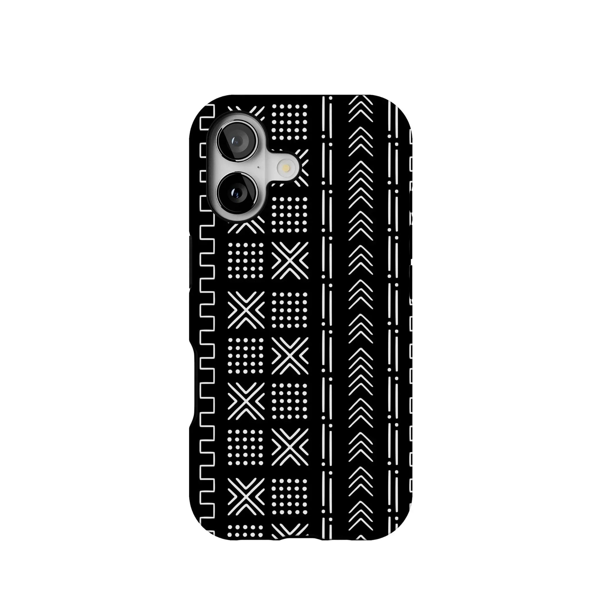African Mud Cloth Tough iPhone Case - The Global Wanderer