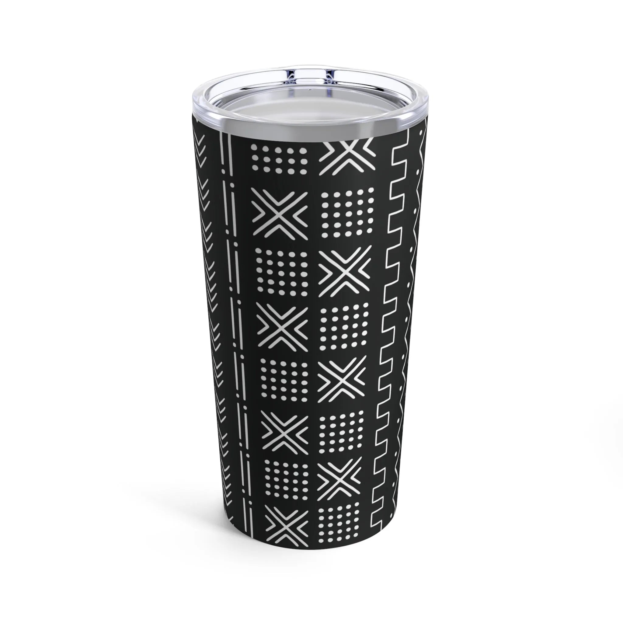 African Mud Cloth Tumbler - The Global Wanderer