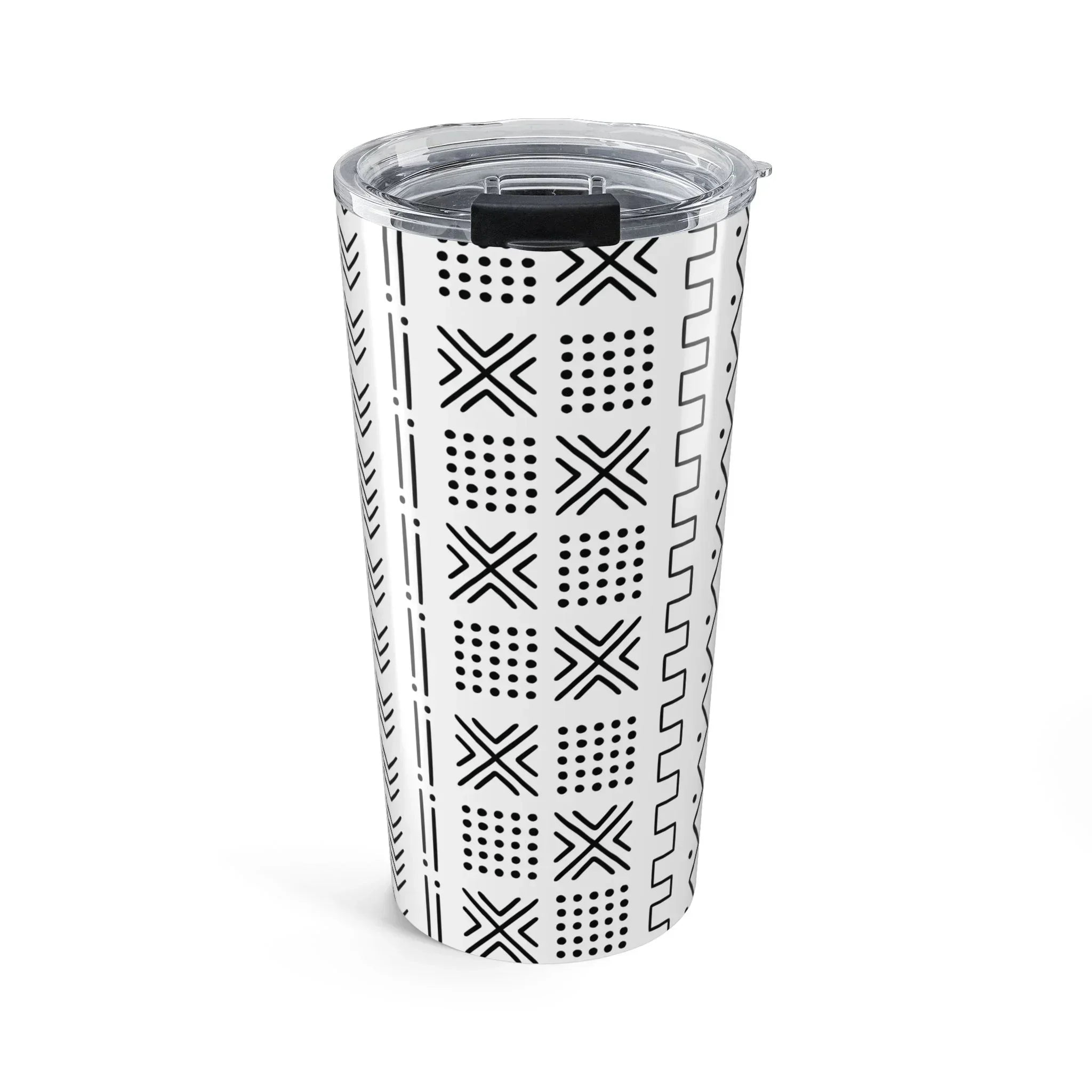 African Mud Cloth Tumbler - The Global Wanderer