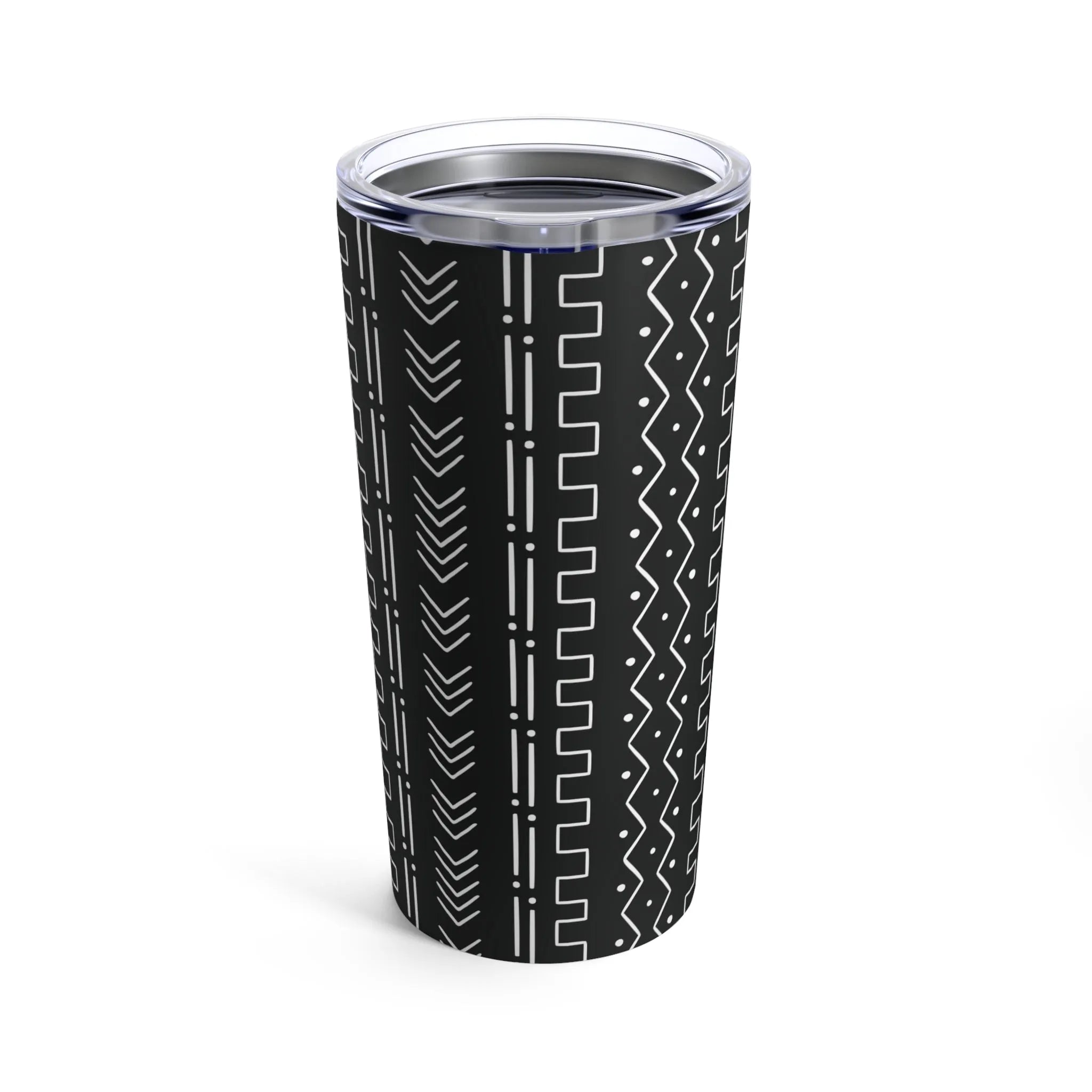 African Mud Cloth Tumbler - The Global Wanderer