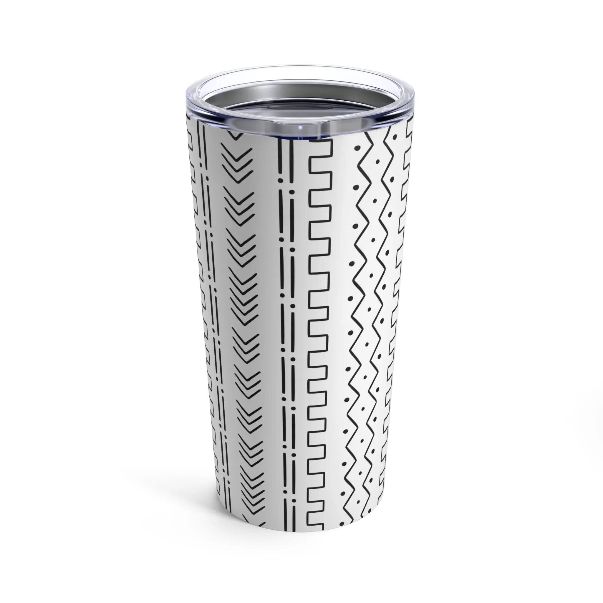 African Mud Cloth Tumbler - The Global Wanderer