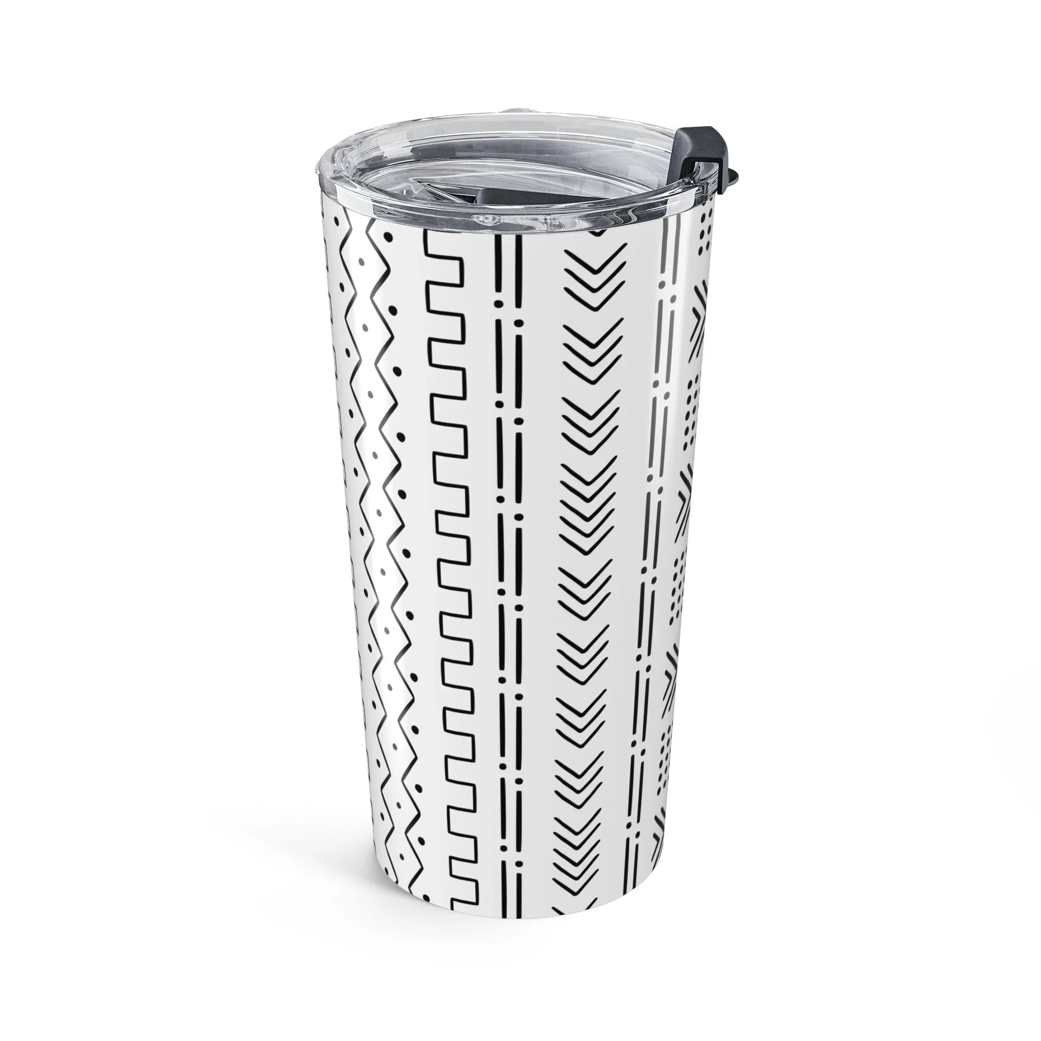 African Mud Cloth Tumbler - The Global Wanderer