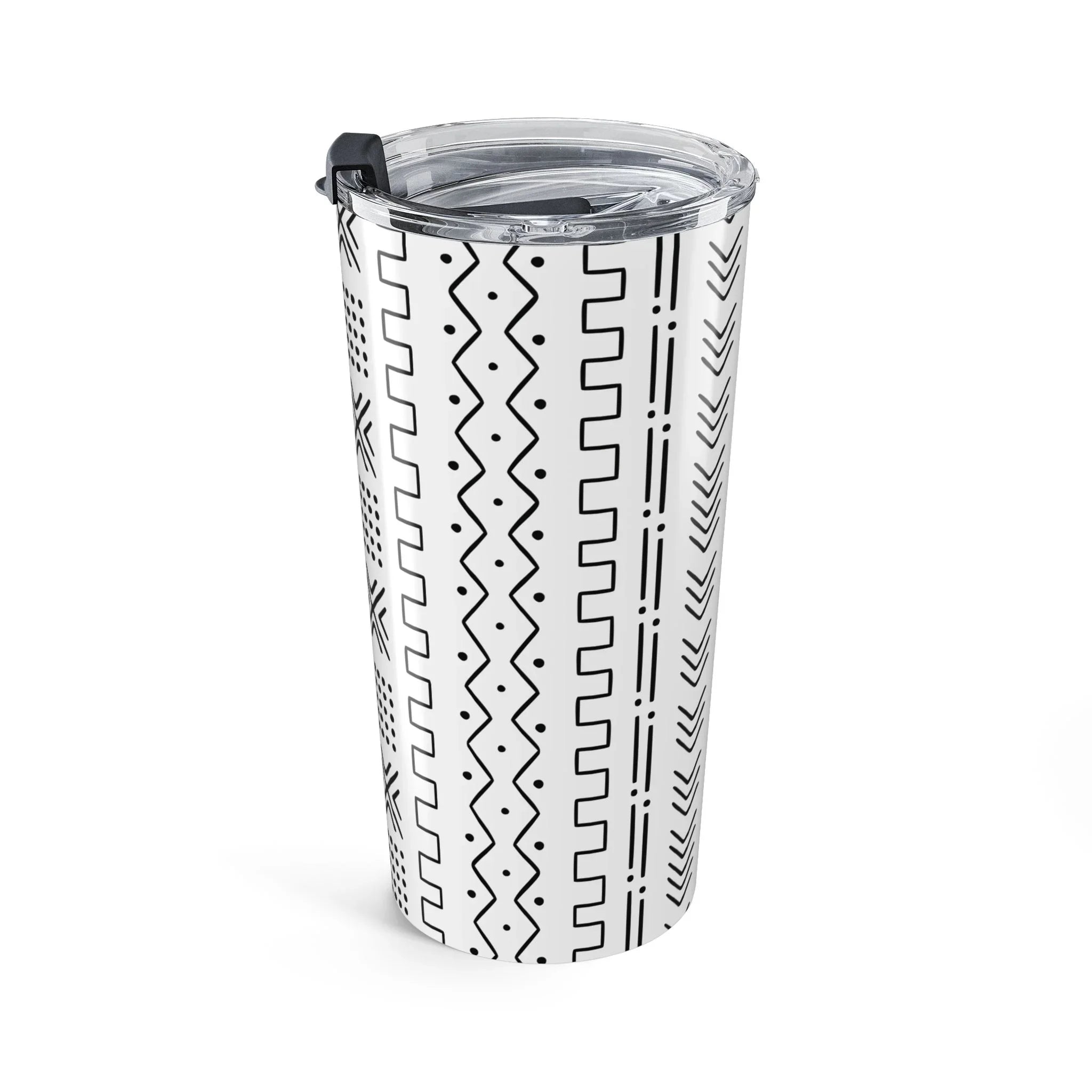 African Mud Cloth Tumbler - The Global Wanderer