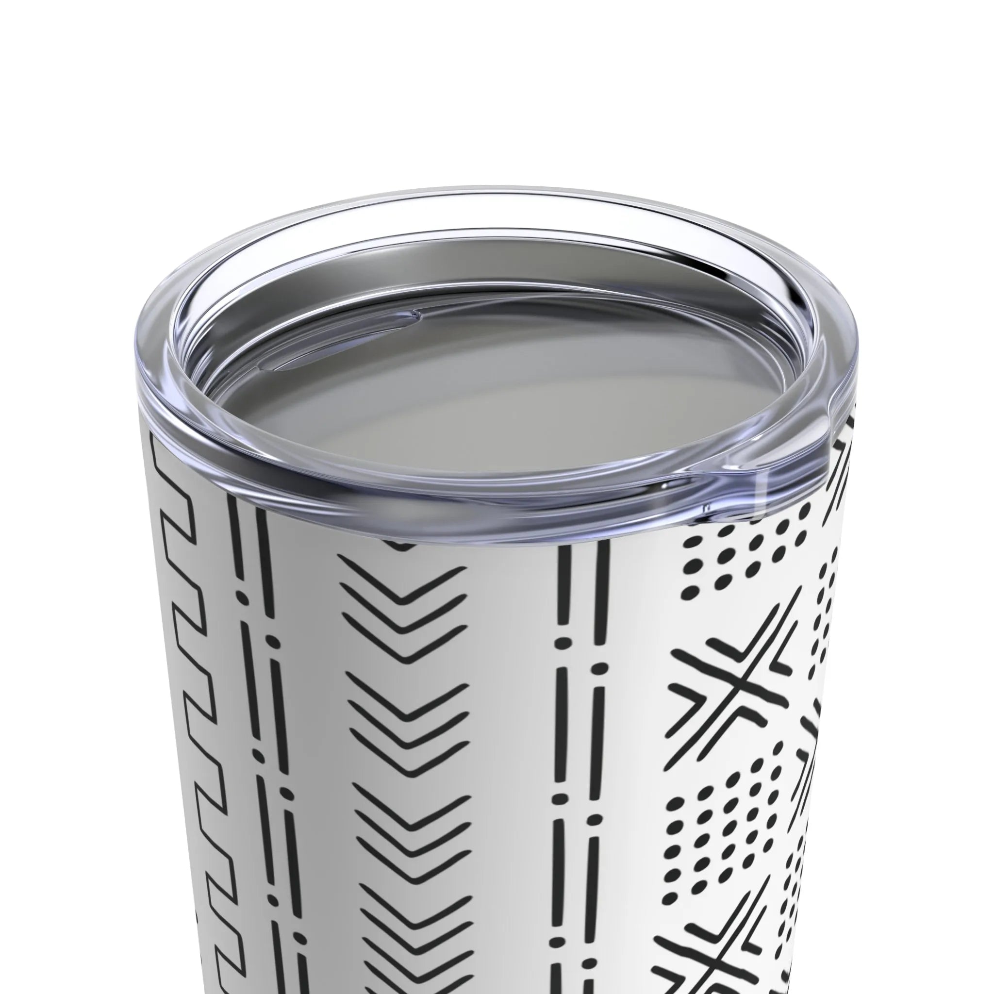 African Mud Cloth Tumbler - The Global Wanderer