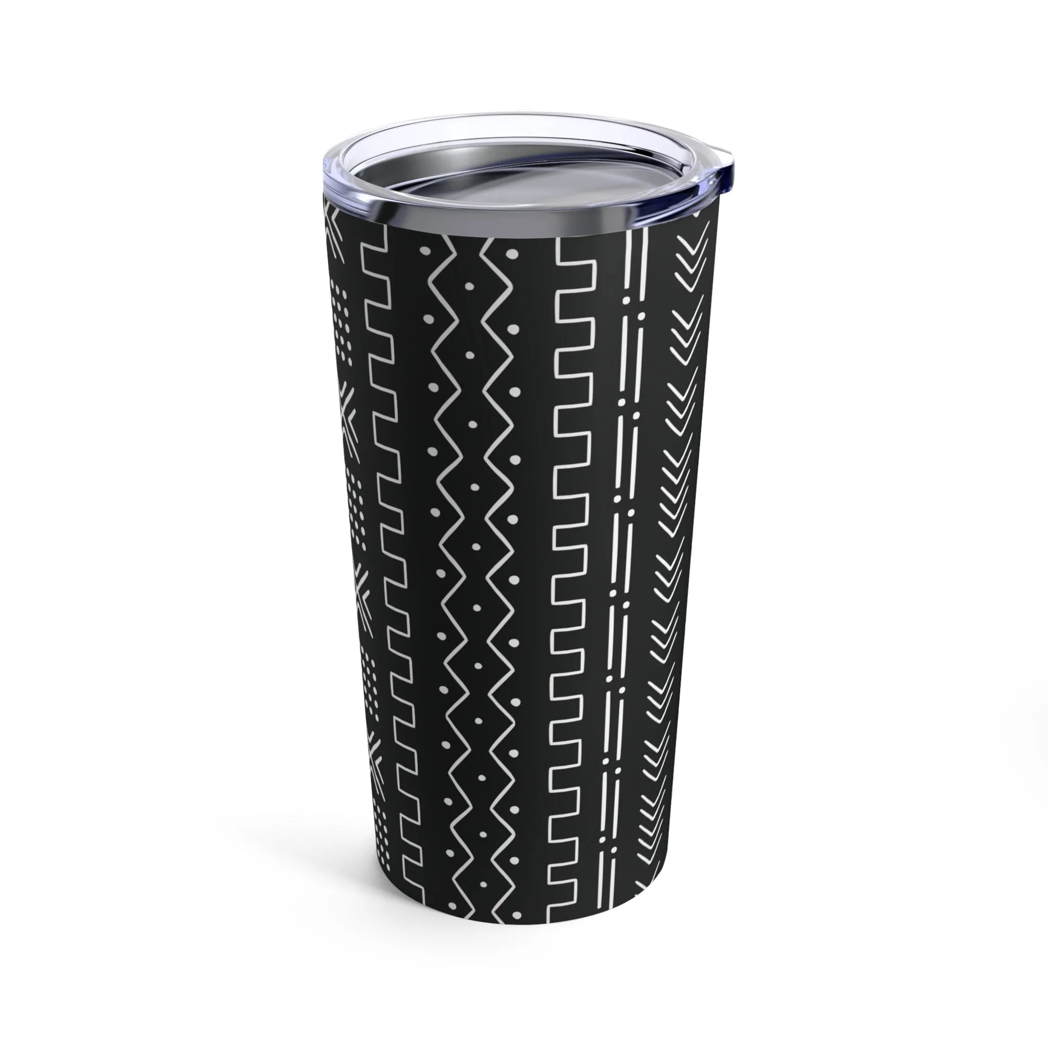 African Mud Cloth Tumbler - The Global Wanderer