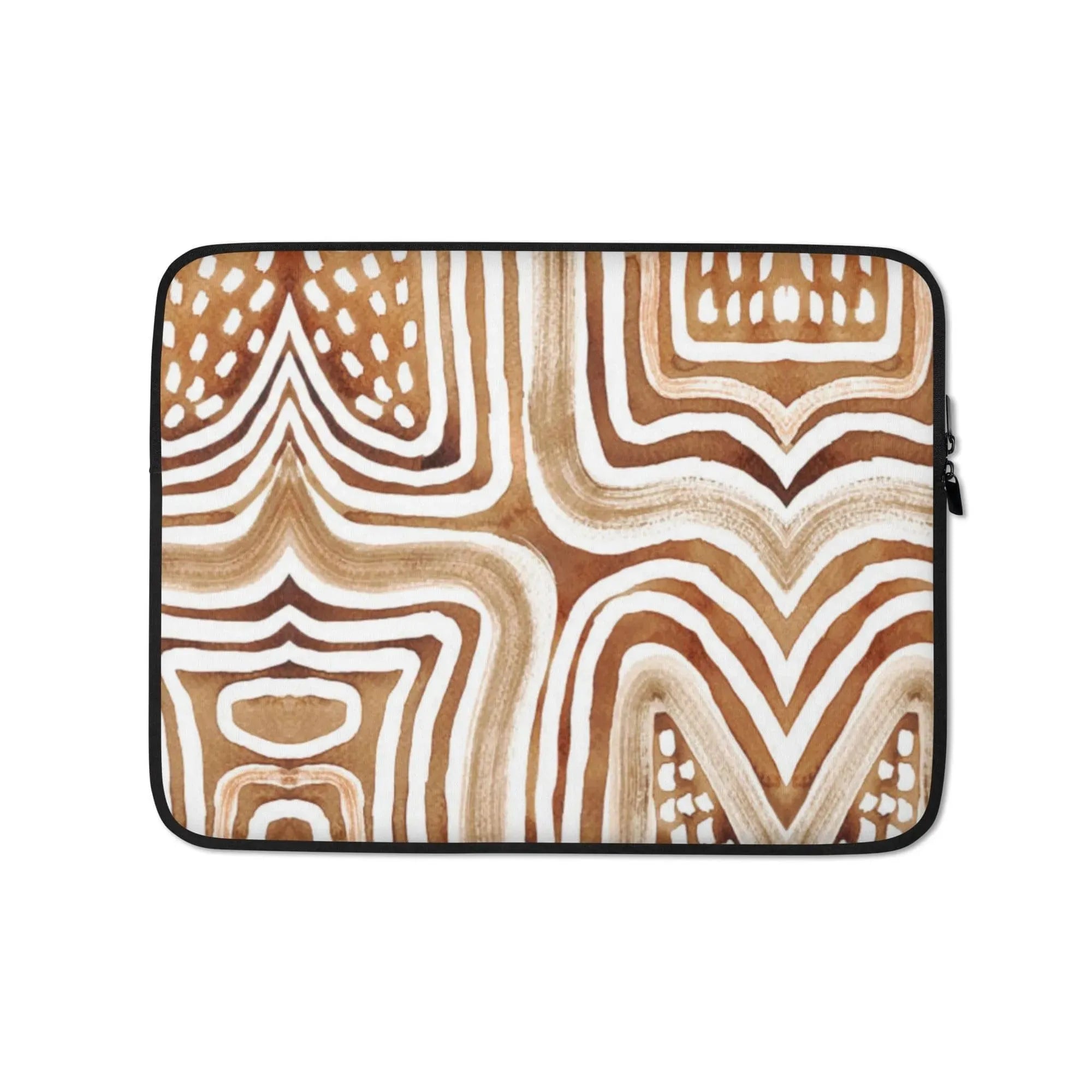 African Mud Lines Laptop Case - The Global Wanderer