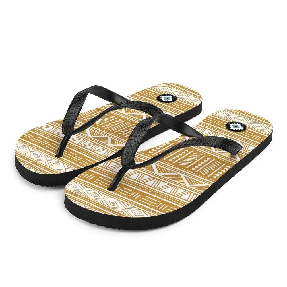 African Print Flip Flops - The Global Wanderer