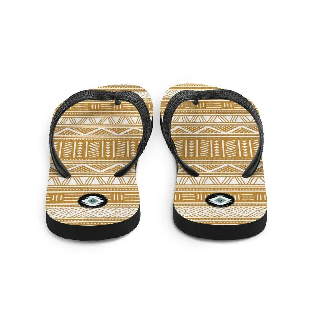 African Print Flip Flops - The Global Wanderer