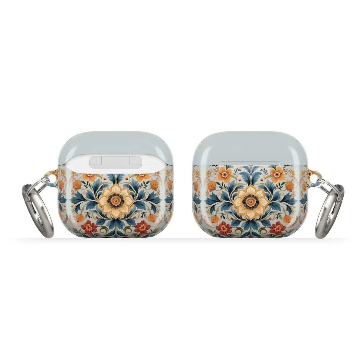 Ålesund Mist Rosemaling AirPods 4 Case - The Global Wanderer