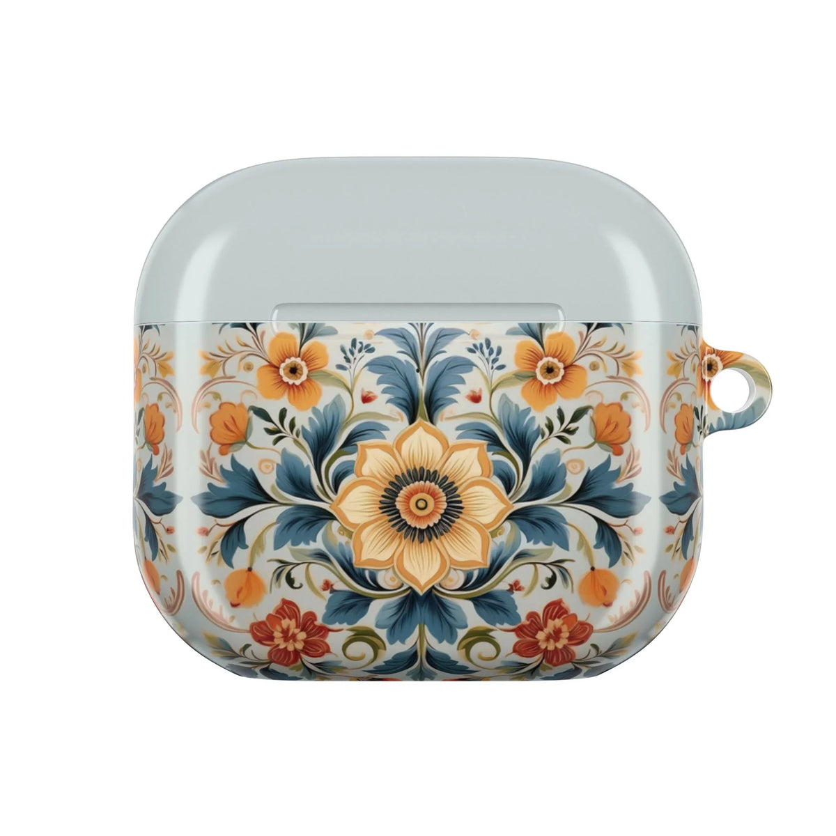 Ålesund Mist Rosemaling AirPods 4 Case - The Global Wanderer