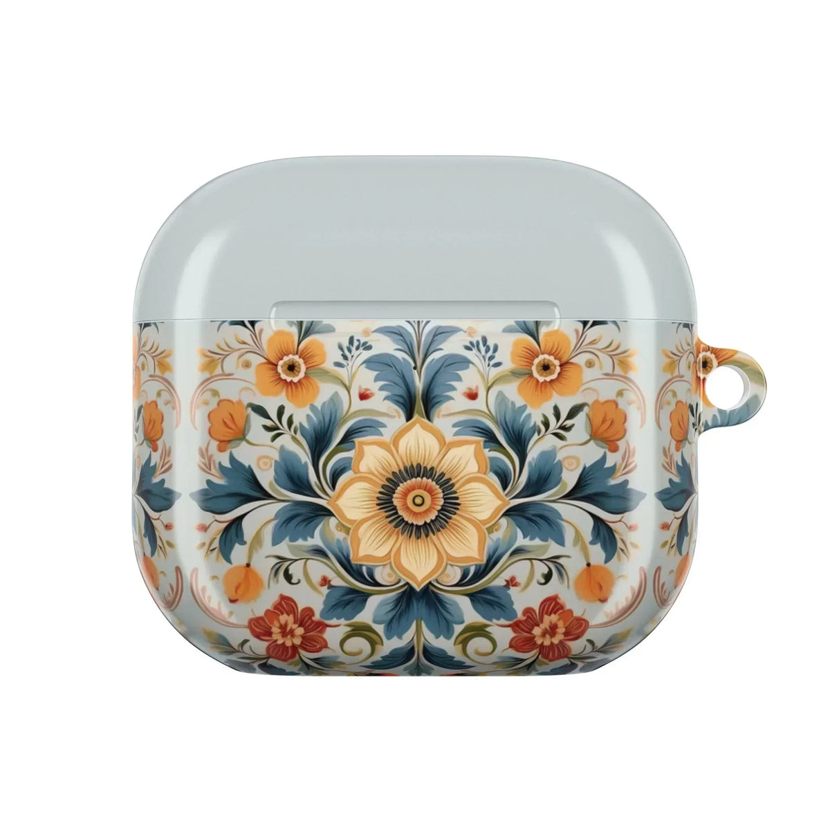 Ålesund Mist Rosemaling AirPods 4 Case - The Global Wanderer