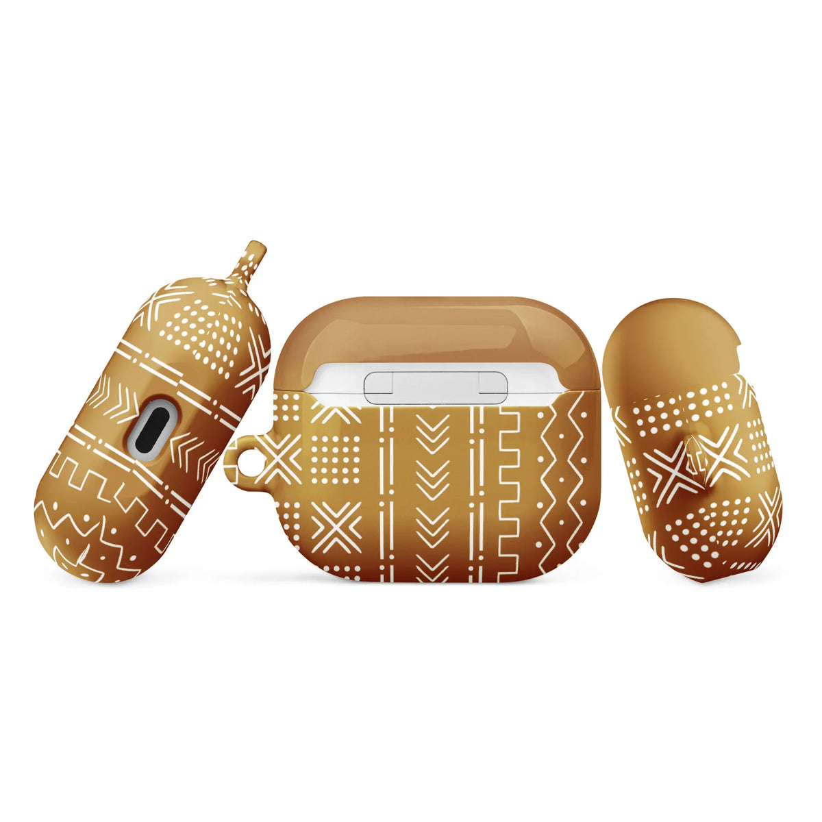 Savanna Ochre Mud Cloth AirPods 3 Case - The Global Wanderer