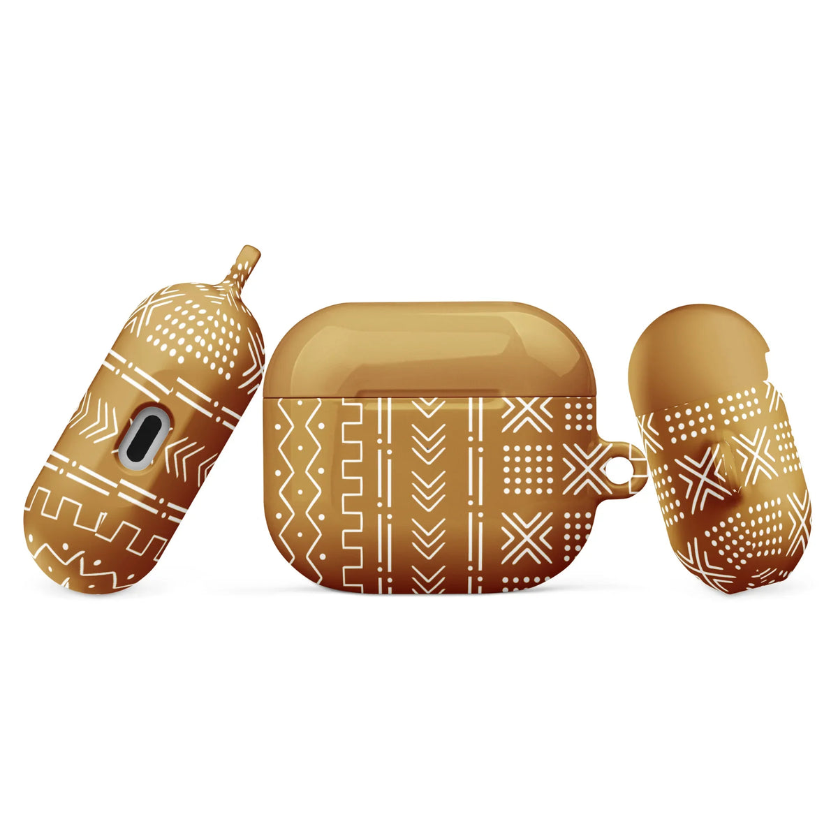 Savanna Ochre Mud Cloth AirPods 3 Case - The Global Wanderer