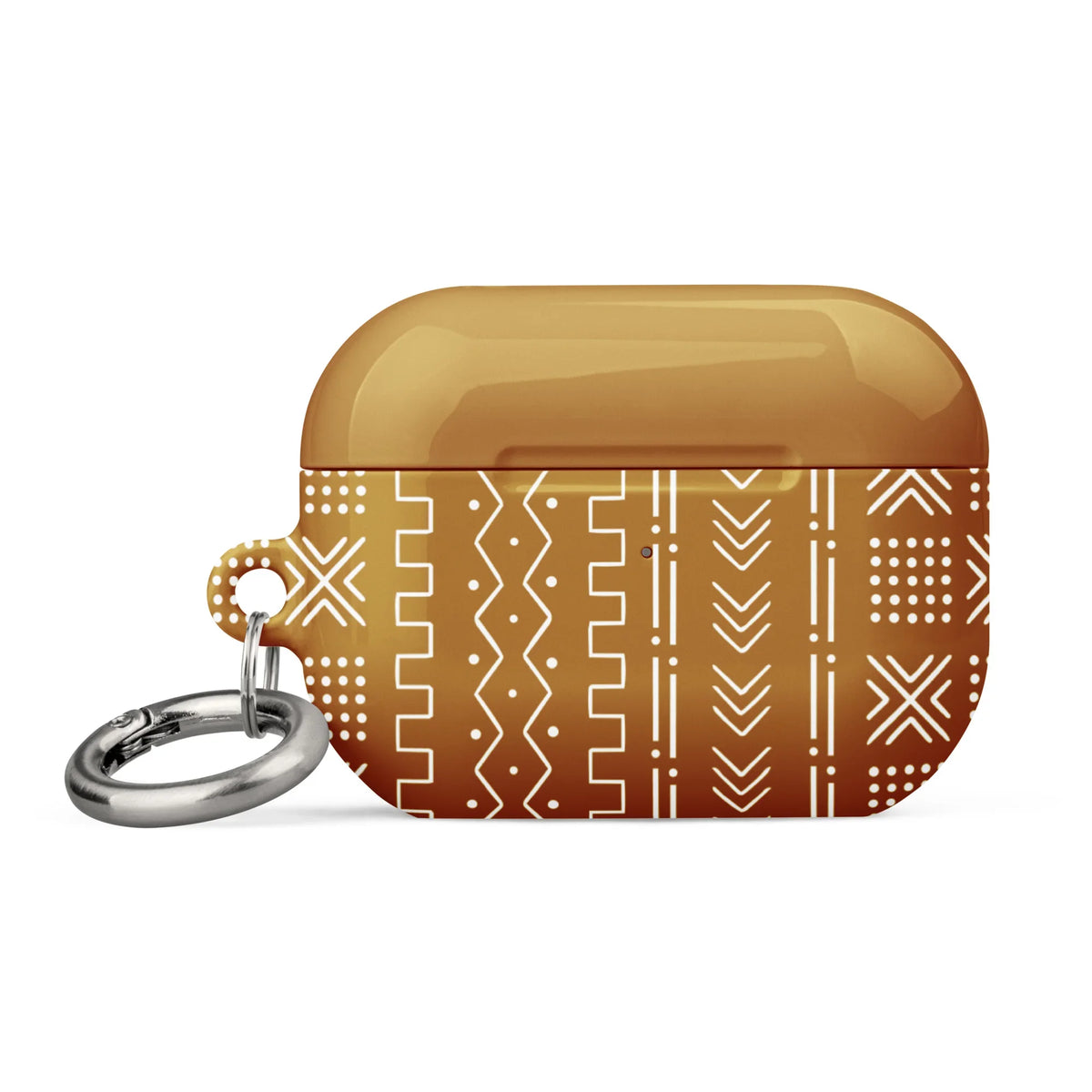 Savanna Ochre Mud Cloth AirPods Pro 2 Case - The Global Wanderer