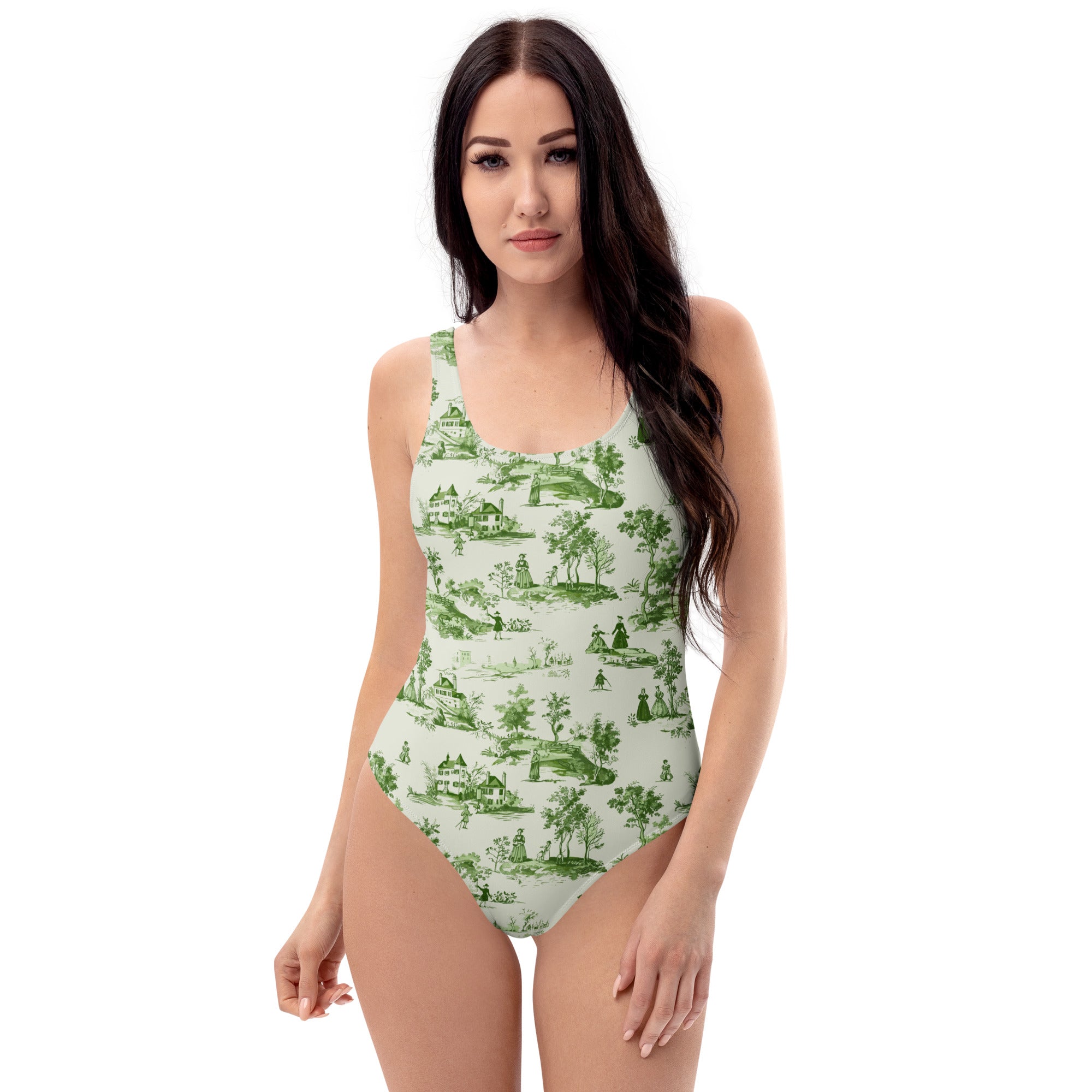Toile d'Avignon One-Piece Swimsuit - The Global Wanderer