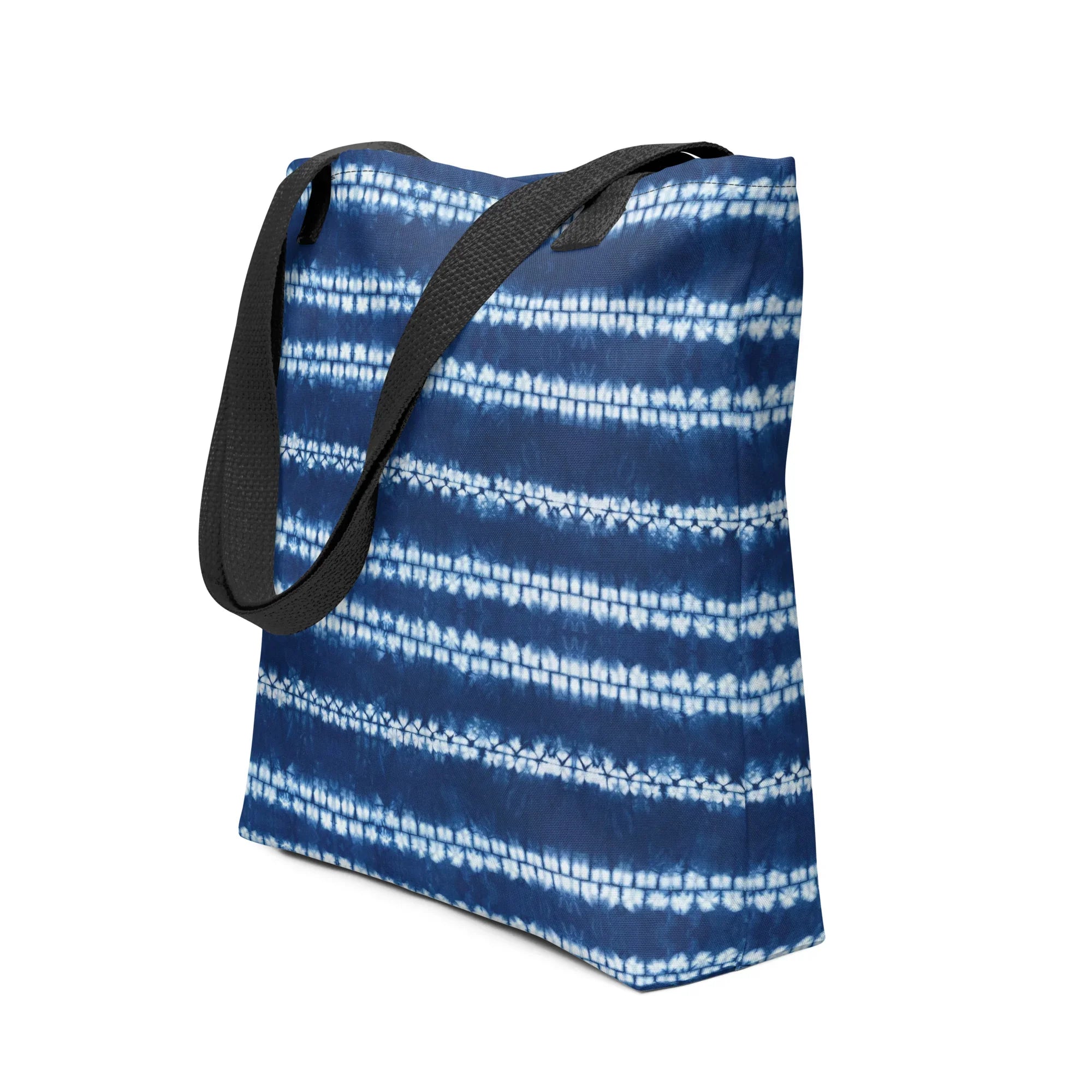 Osaka Wave Shibori Tote Bag - The Global Wanderer