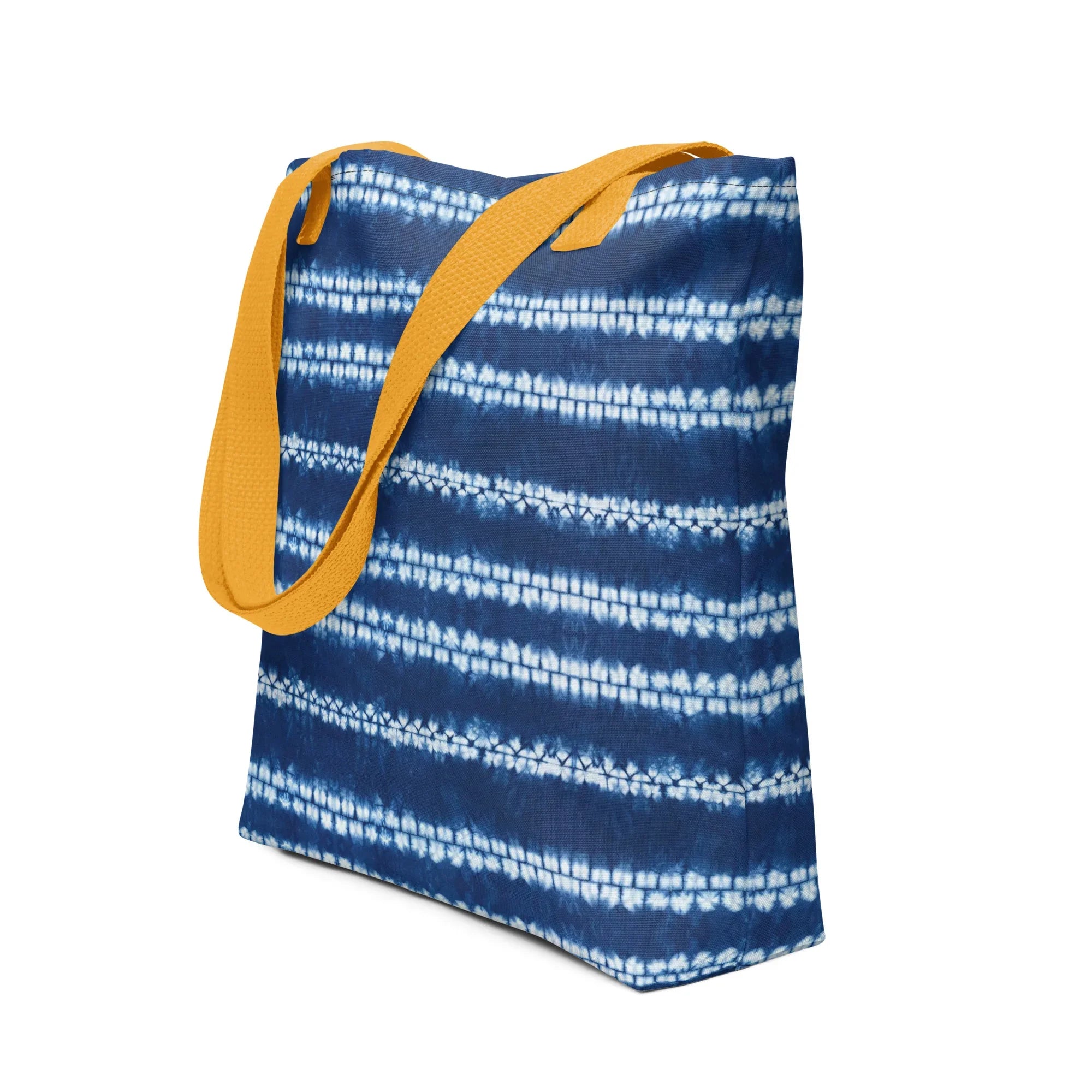 Osaka Wave Shibori Tote Bag - The Global Wanderer