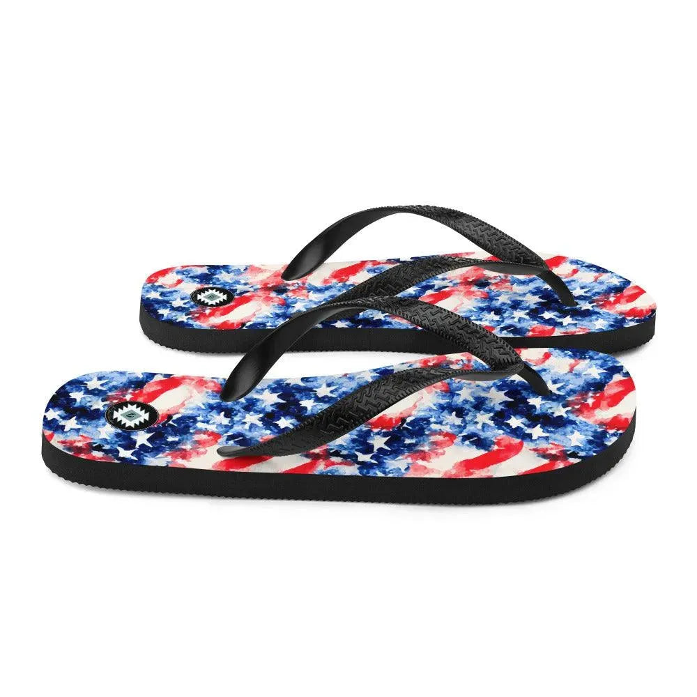 American Flag Flip Flops - The Global Wanderer