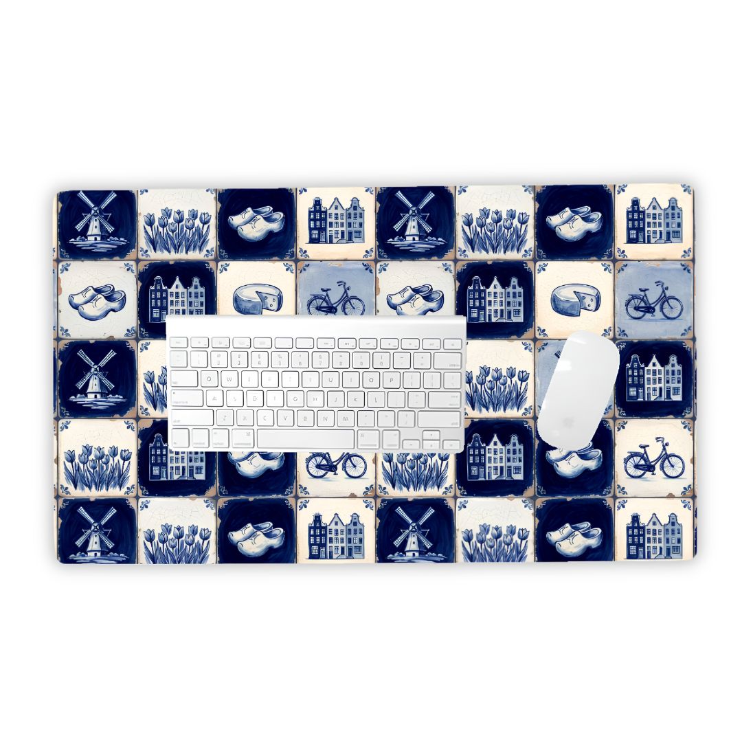 Amsterdam Midnight Desk Mat - The Global Wanderer