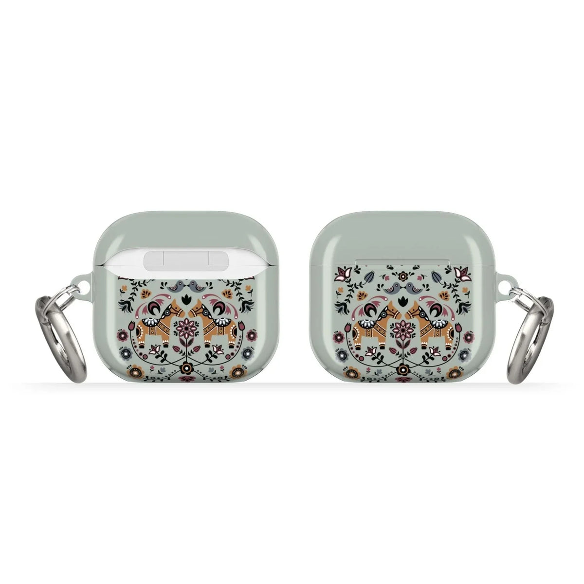 Ängsvisa Dala Horse AirPods 4 Case - The Global Wanderer