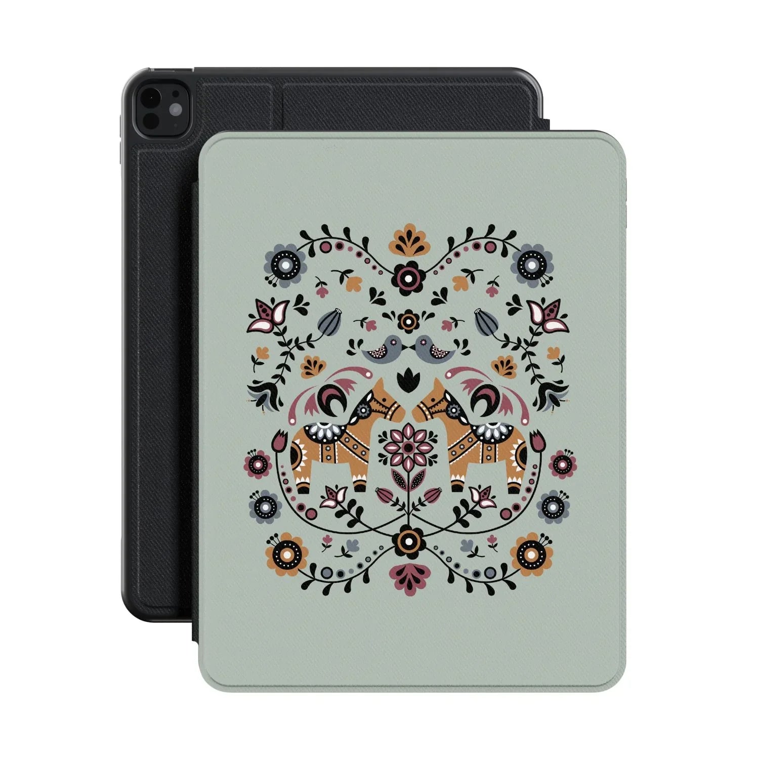 Ängsvisa Dala Horse iPad Case - The Global Wanderer