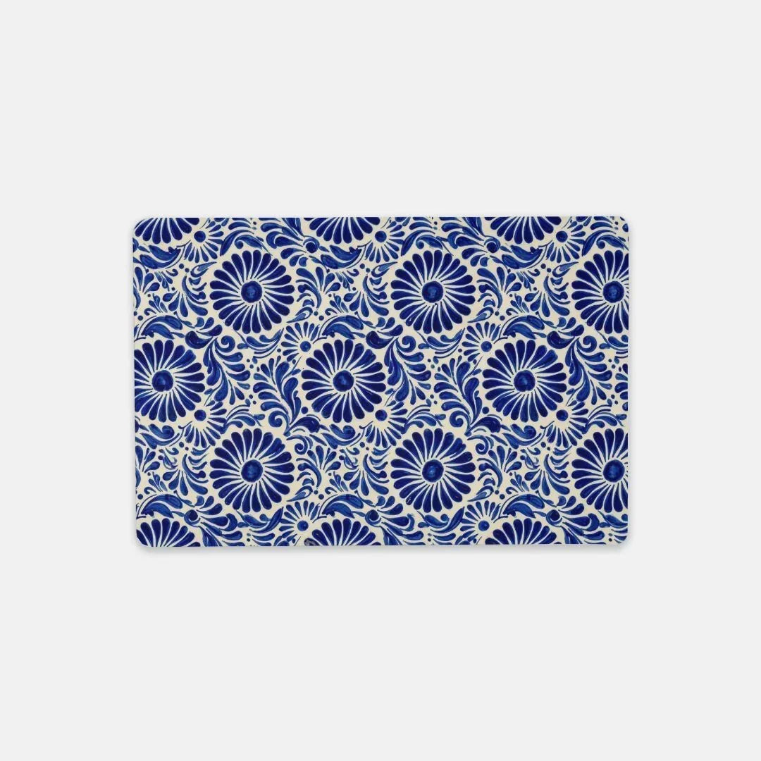 Atlixco Talavera Tile Desk Mat - The Global Wanderer