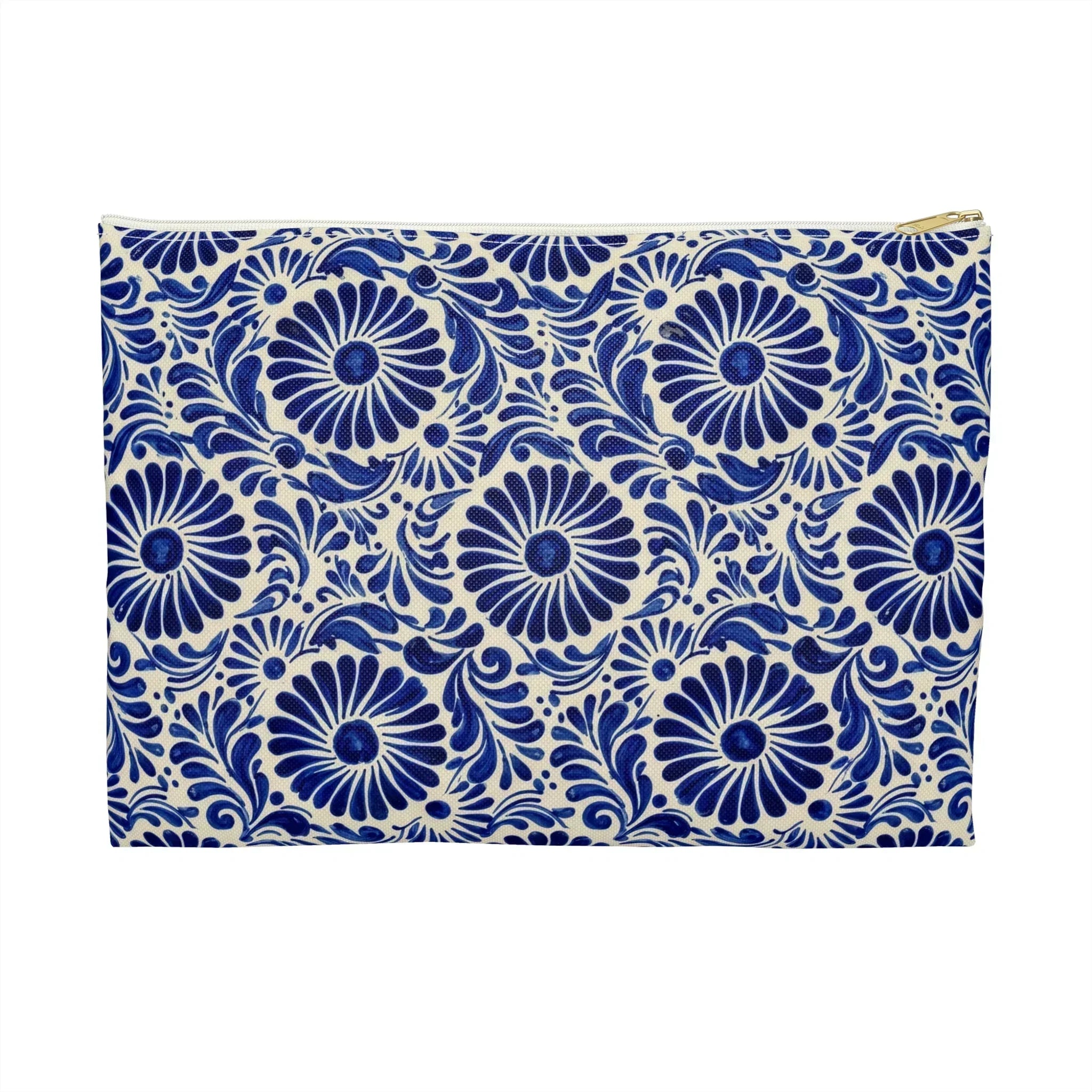 Atlixco Talavera Tile Flat Pouch - The Global Wanderer