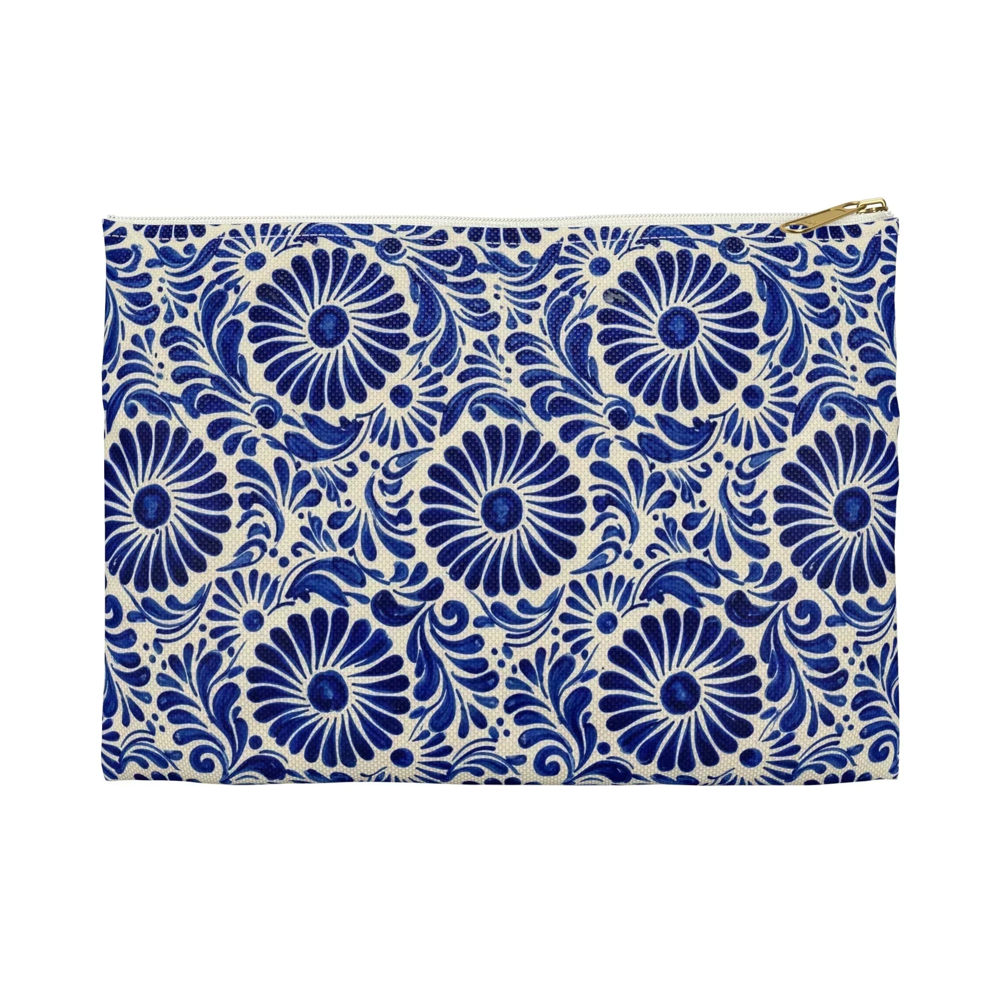 Atlixco Talavera Tile Flat Pouch - The Global Wanderer