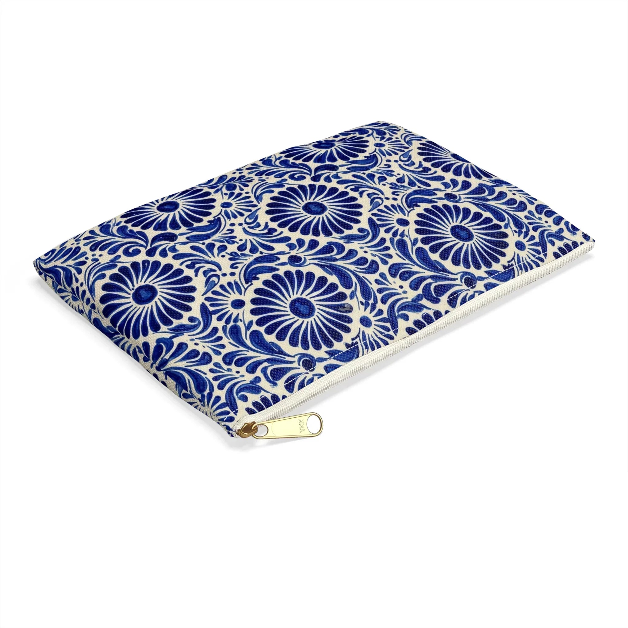 Atlixco Talavera Tile Flat Pouch - The Global Wanderer