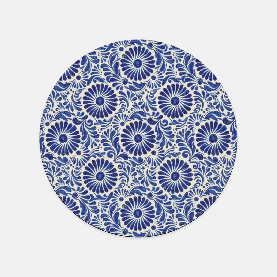 Atlixco Talavera Tile Mouse Pad - The Global Wanderer