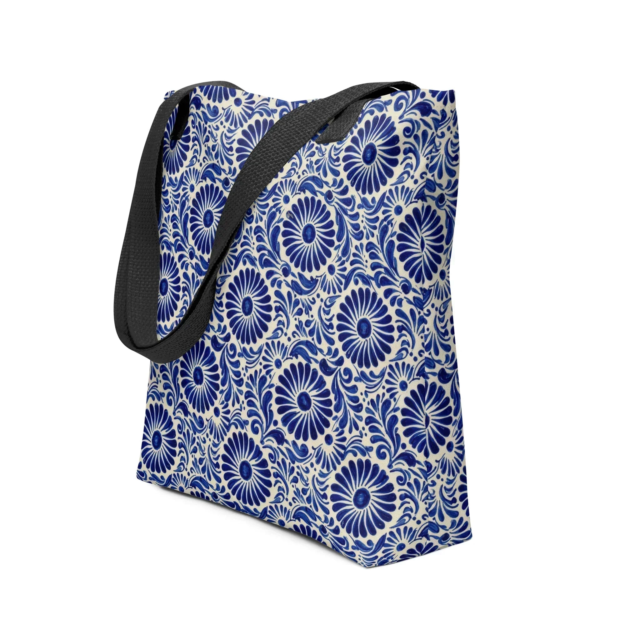 Atlixco Talavera Tile Tote Bag - The Global Wanderer