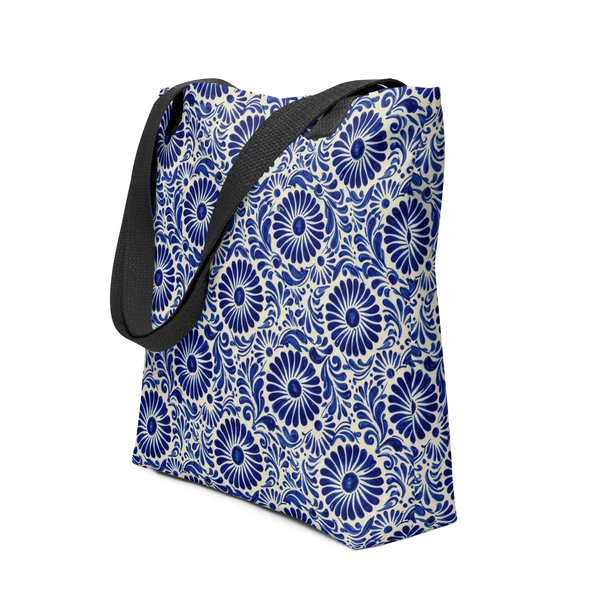 Atlixco Talavera Tile Tote Bag - The Global Wanderer