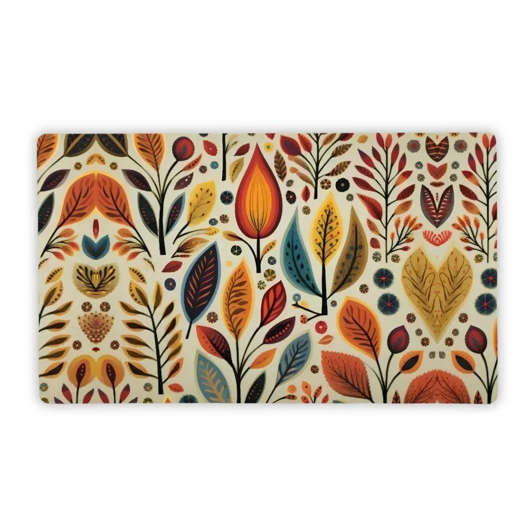 Augsburg Meadow Bavarian Fall Folk Art Desk Mat - The Global Wanderer