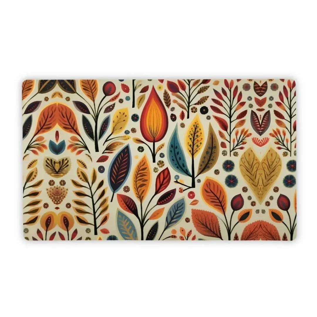 Augsburg Meadow Bavarian Fall Folk Art Desk Mat - The Global Wanderer