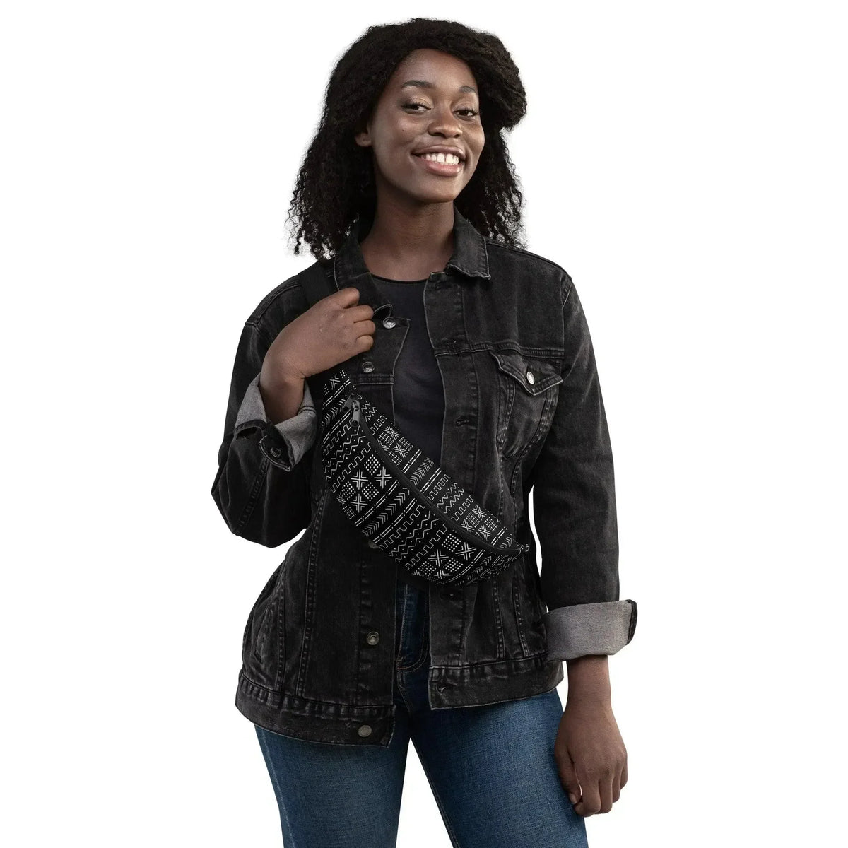 Bamako Night Mud Cloth Fanny Pack - The Global Wanderer
