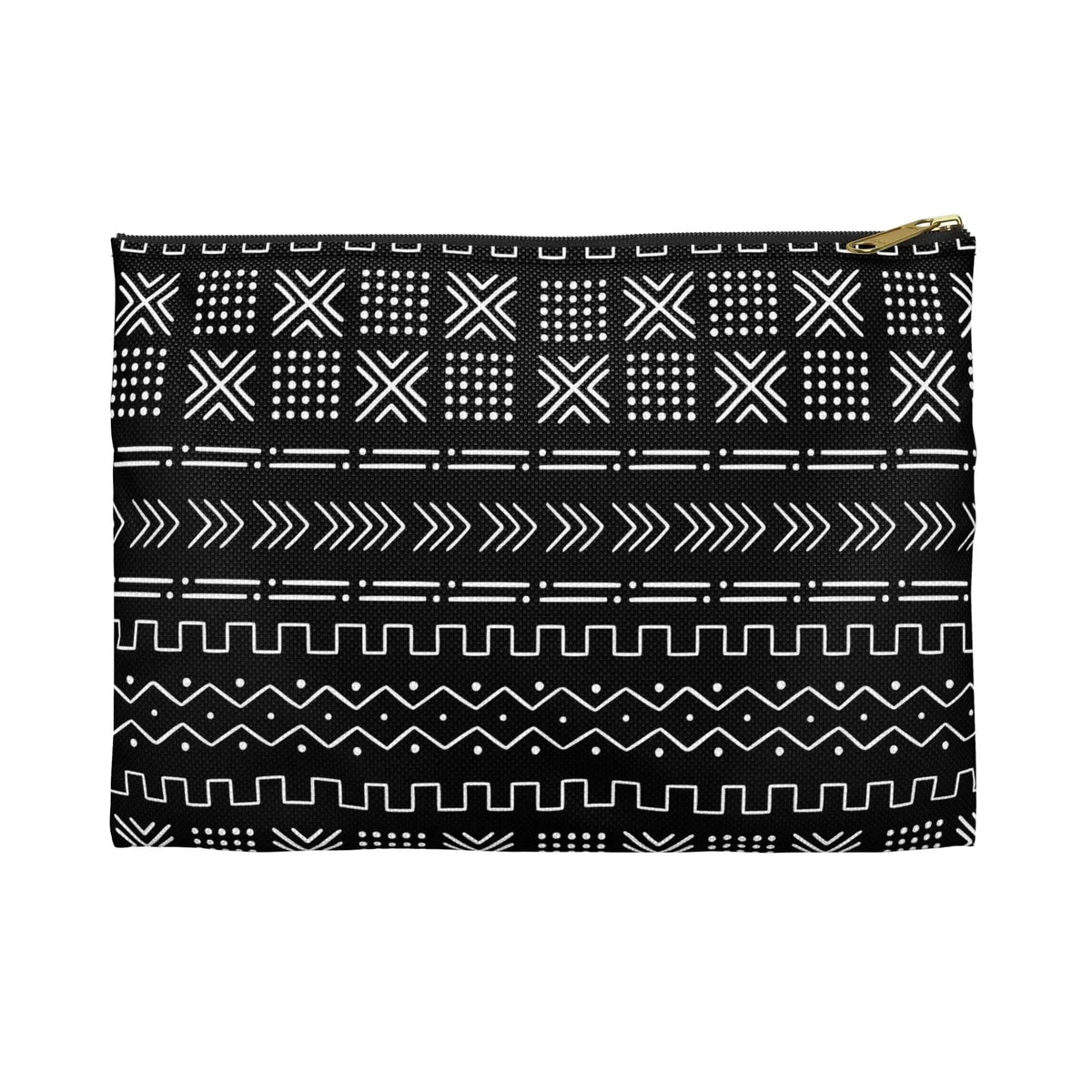 Bamako Night Mud Cloth Flat Pouch - The Global Wanderer